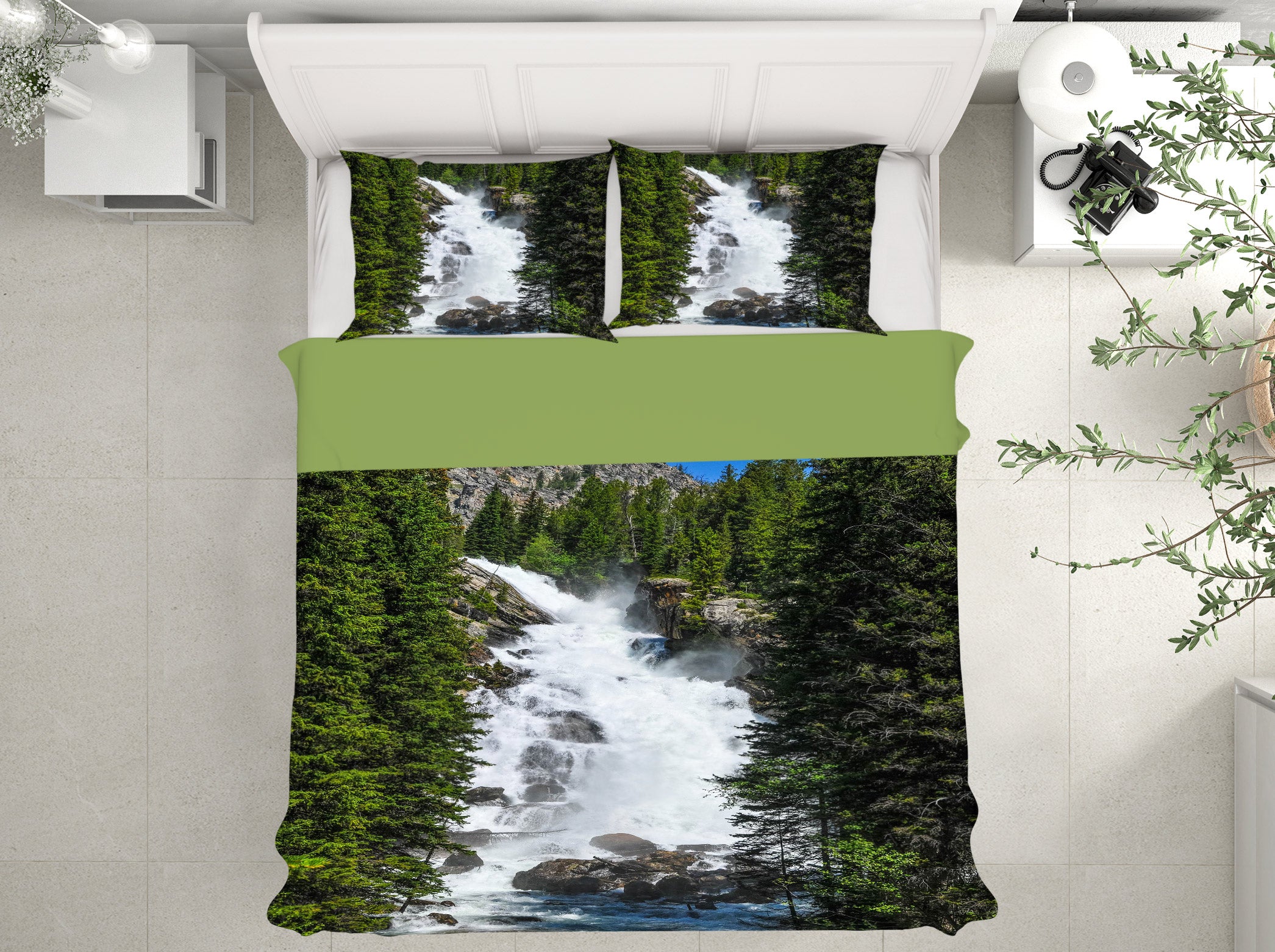 3D Pine 15154 Bed Pillowcases Quilt