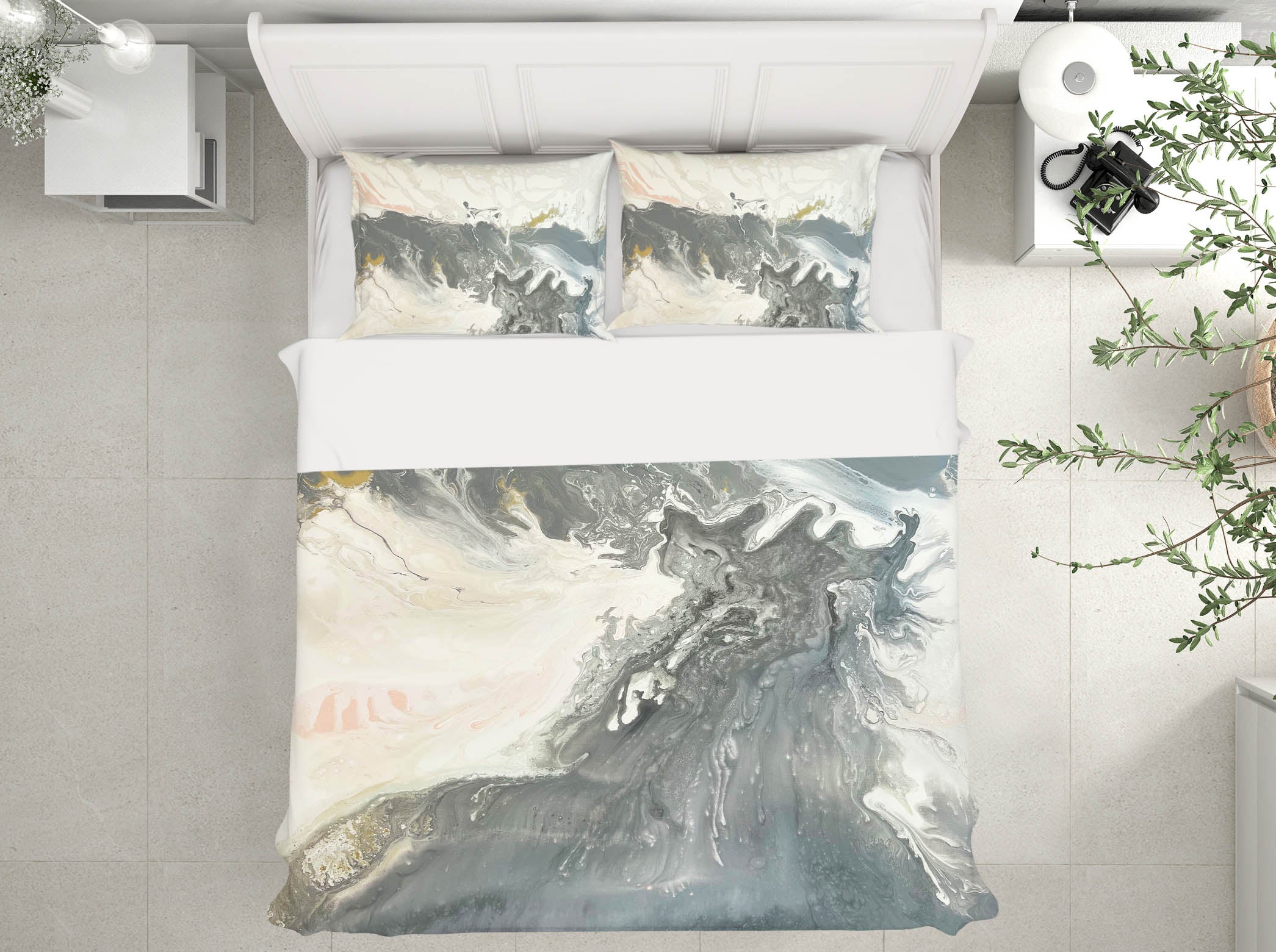 3D Ink Smudge 3145 Skromova Marina Bedding Bed Pillowcases Quilt Cover Duvet Cover