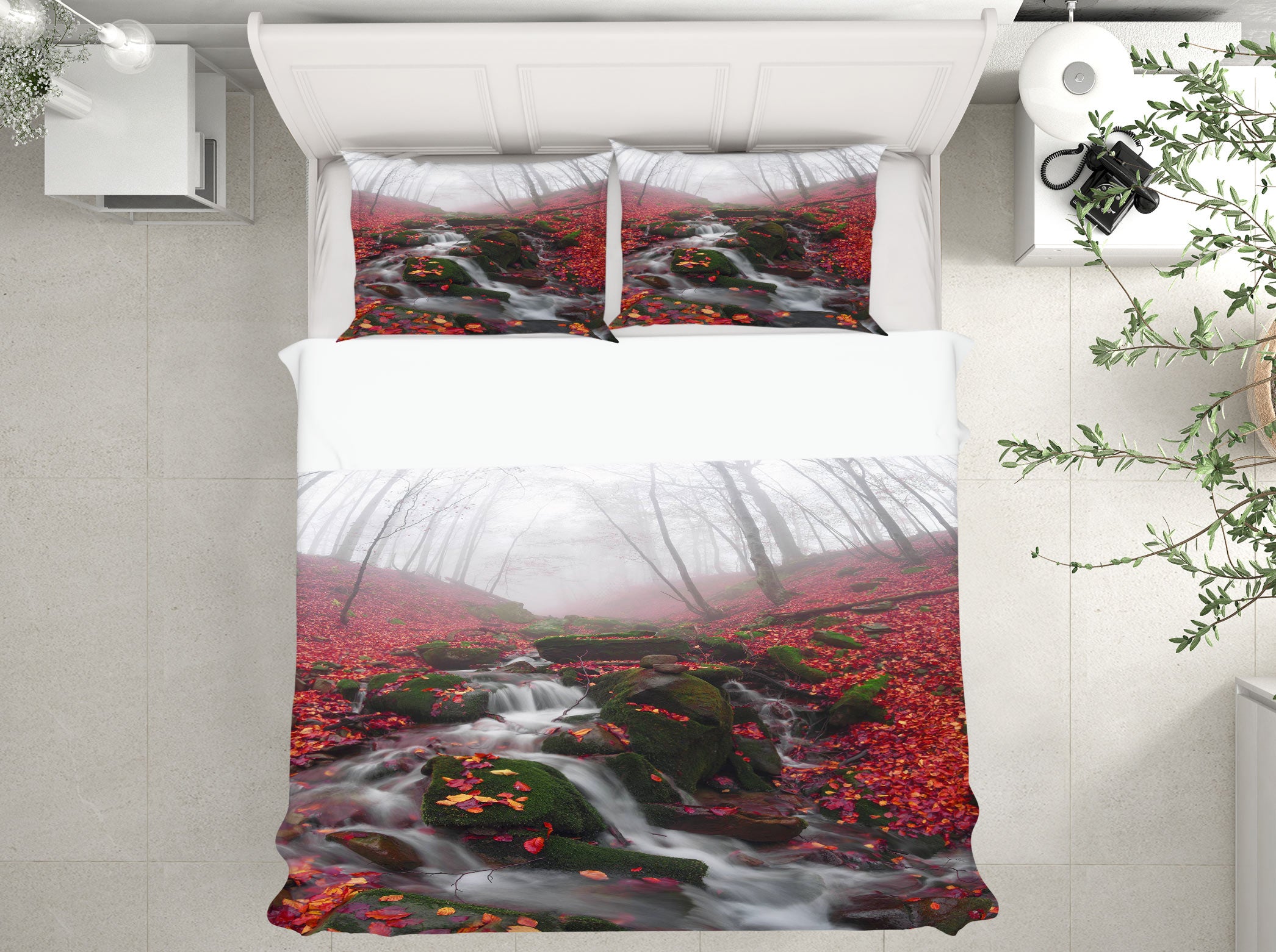 3D Water Stone 15108 Bed Pillowcases Quilt