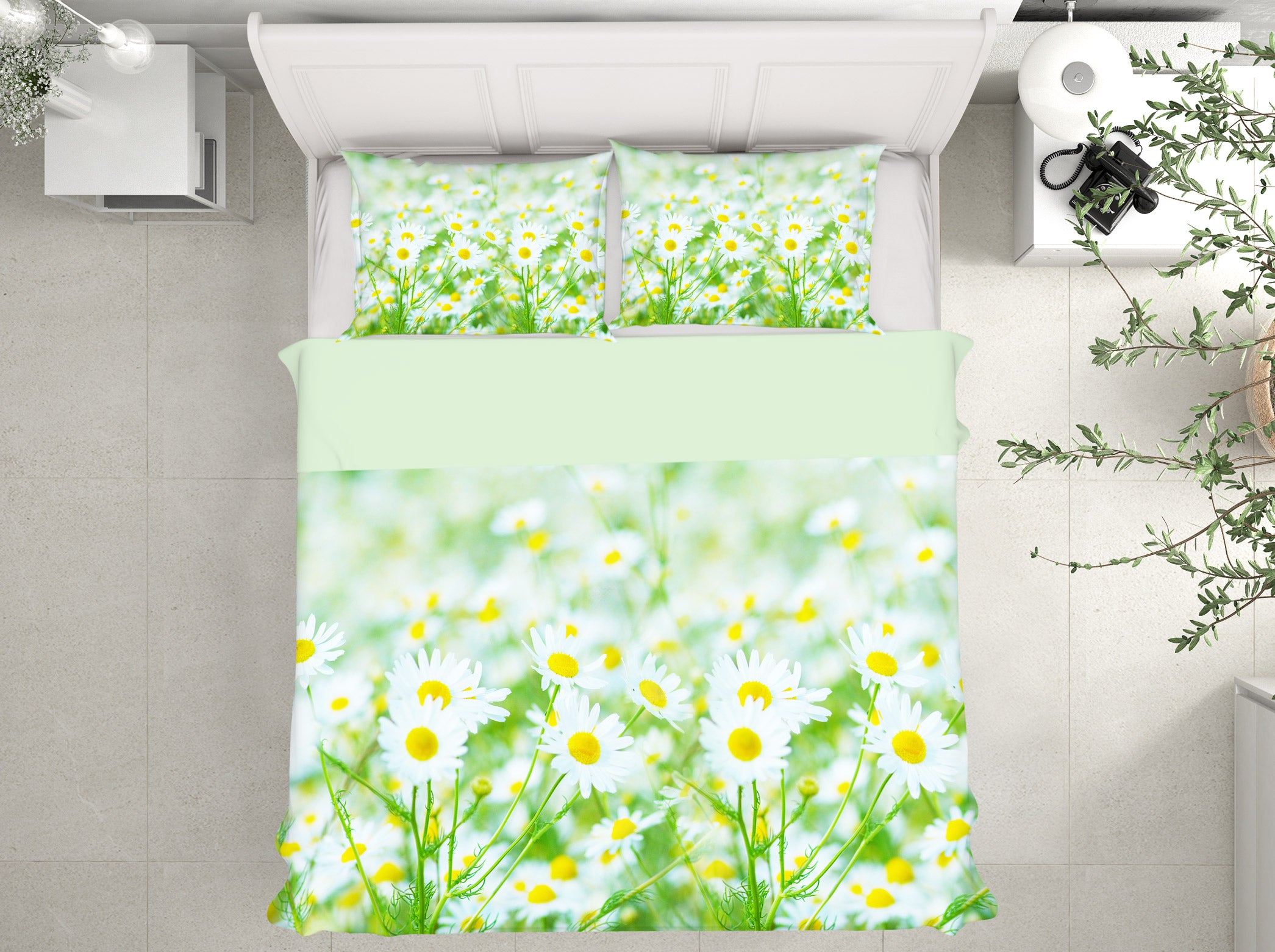 3D Flower Bush 59163 Bed Pillowcases Quilt