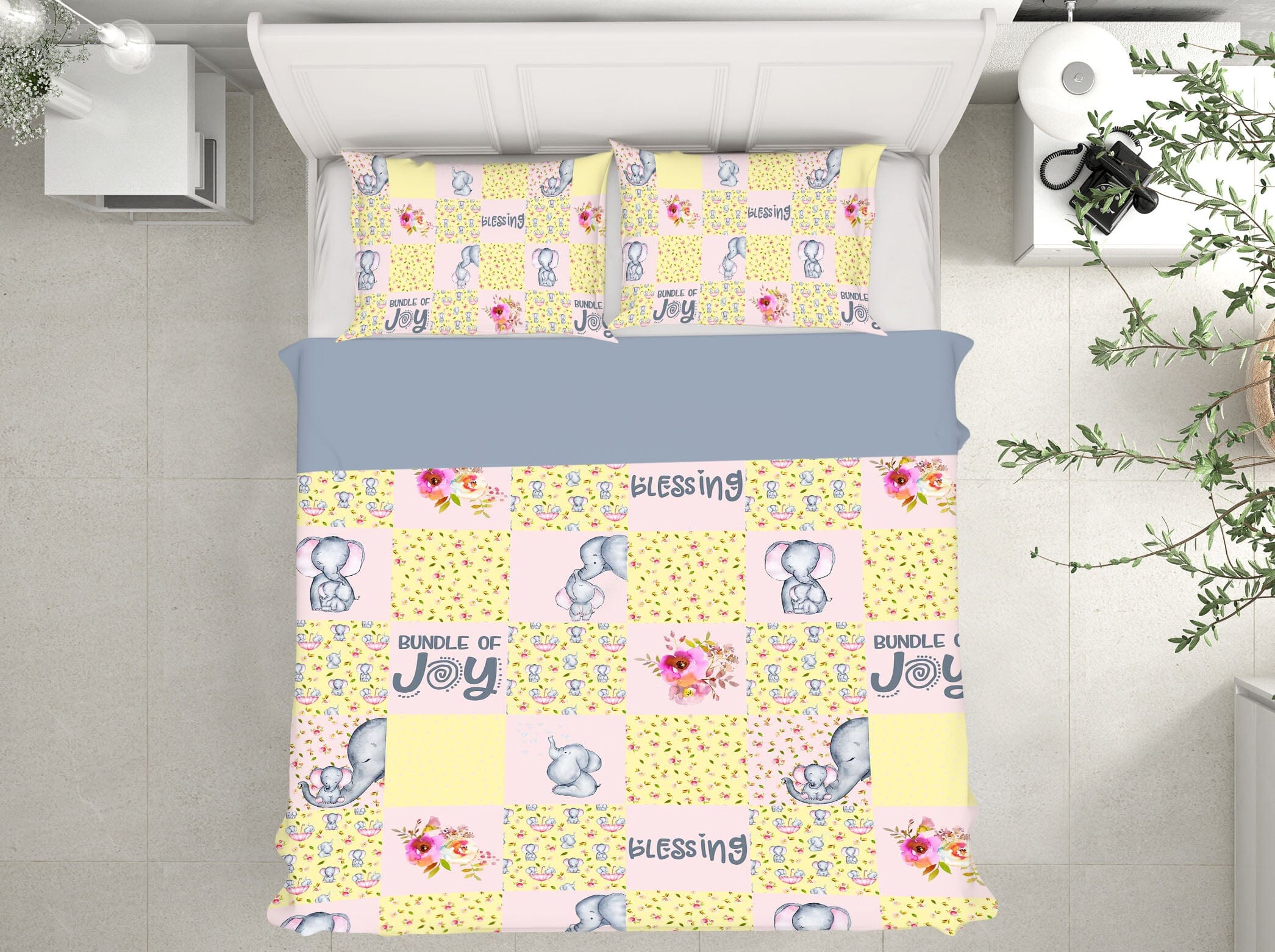 3D Naughty Elephant 240 Uta Naumann Bedding Bed Pillowcases Quilt Quiet Covers AJ Creativity Home