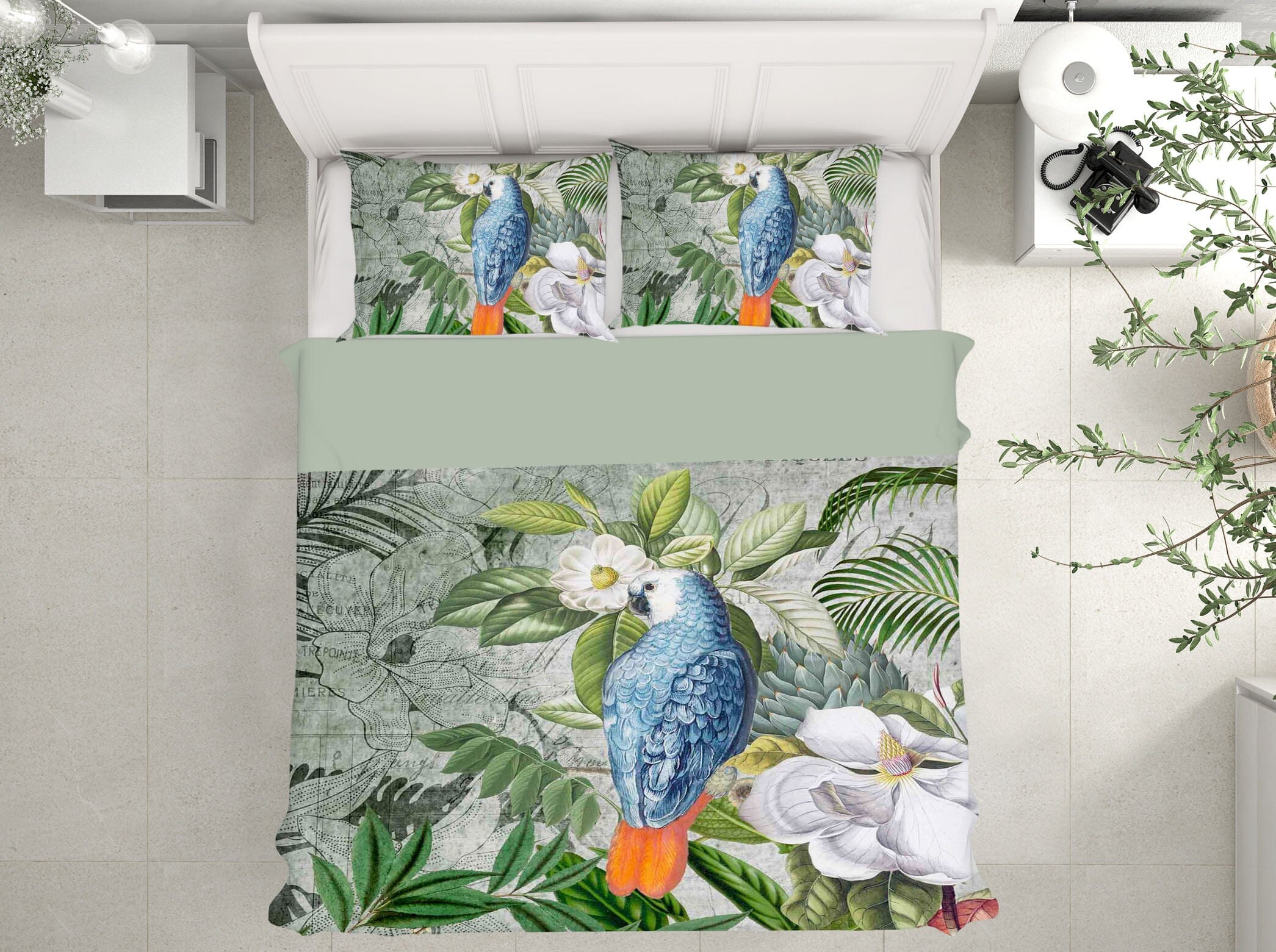 3D Kingdom Of Birds 2134 Andrea haase Bedding Bed Pillowcases Quilt Quiet Covers AJ Creativity Home