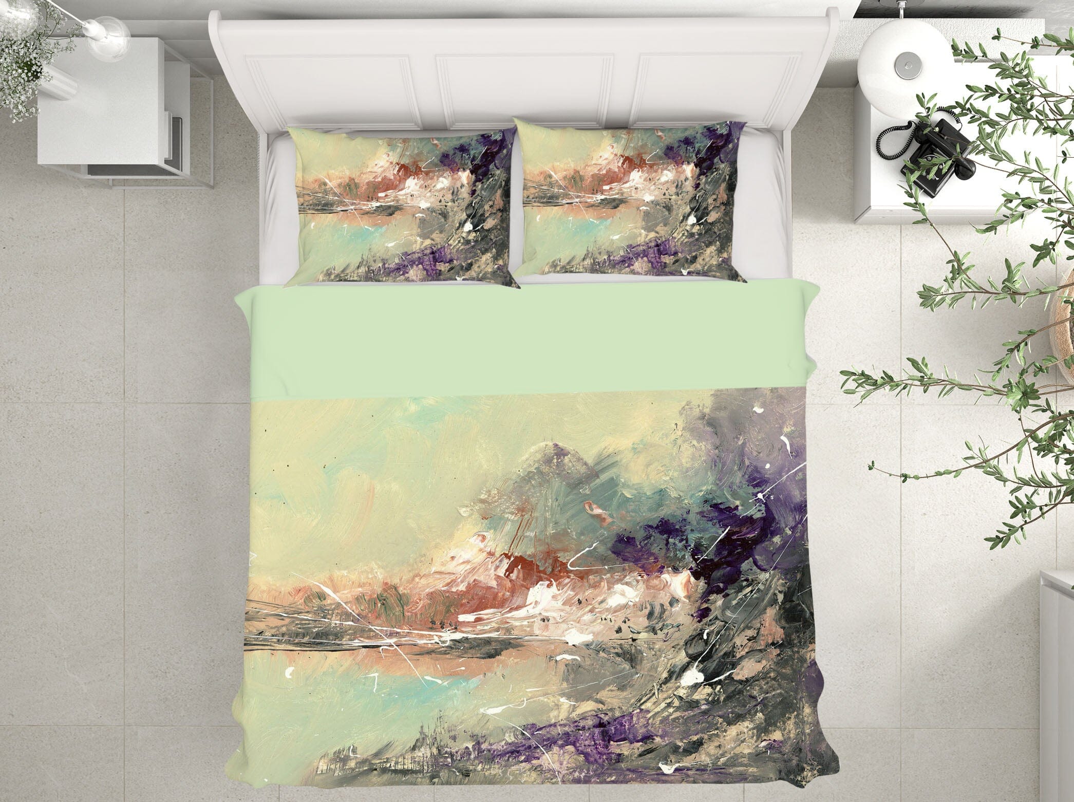 3D Seaside Town 2011 Anne Farrall Doyle Bedding Bed Pillowcases Quilt Quiet Covers AJ Creativity Home