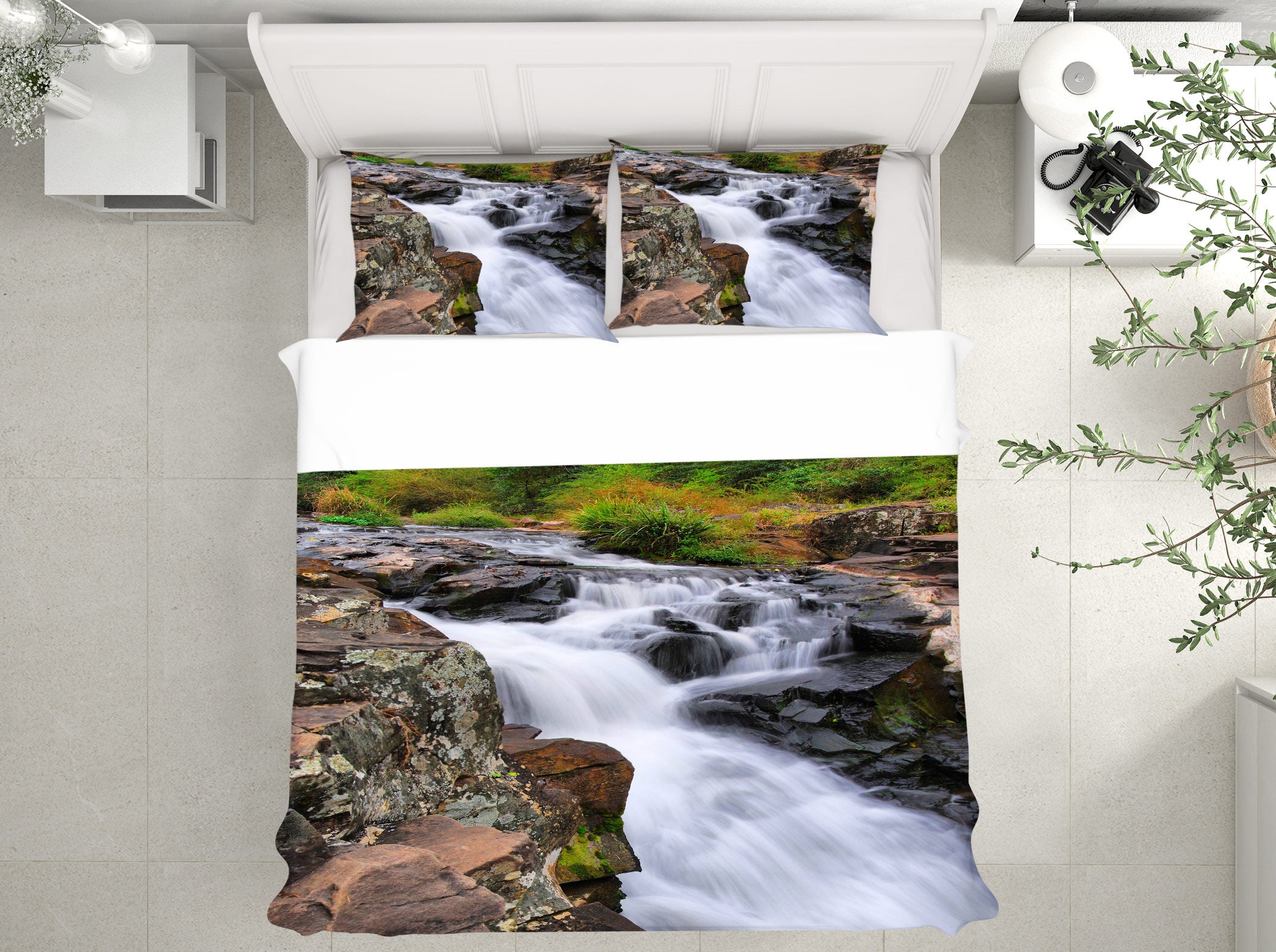 3D Stream 15093 Bed Pillowcases Quilt