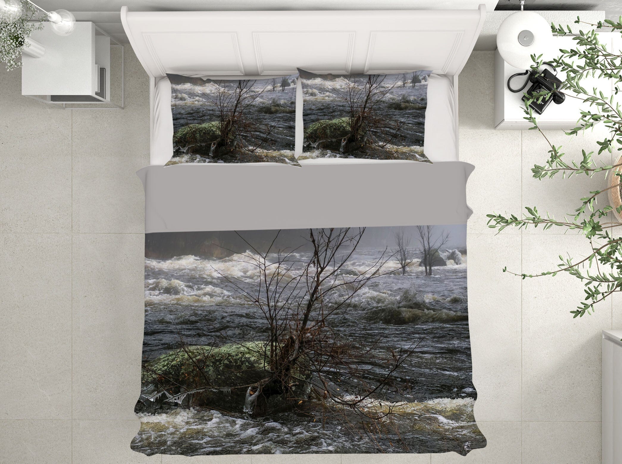 3D Misty River 1013 Jerry LoFaro bedding Bed Pillowcases Quilt Quiet Covers AJ Creativity Home