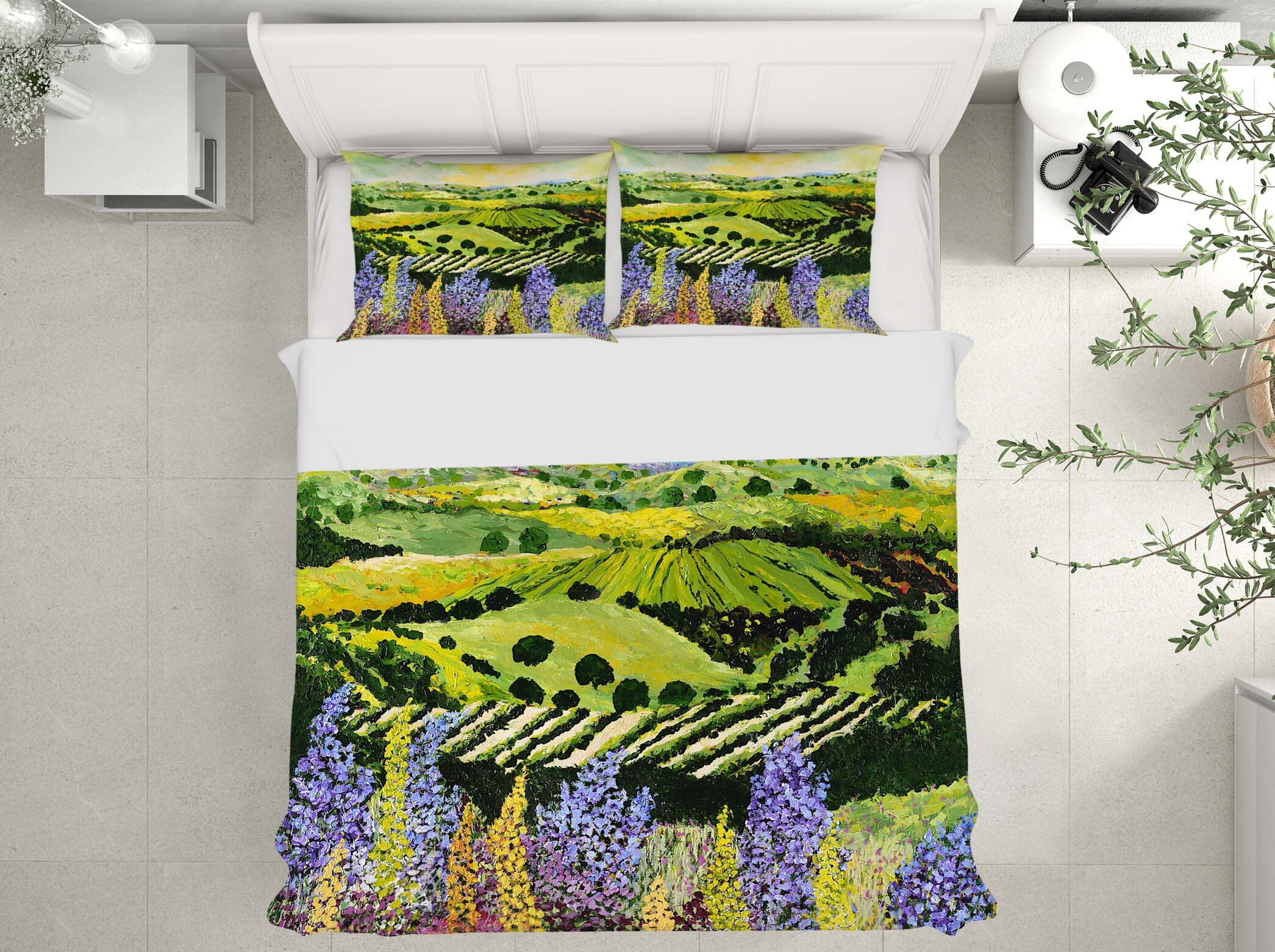 3D Wildflower Ridge 1010 Allan P. Friedlander Bedding Bed Pillowcases Quilt Quiet Covers AJ Creativity Home