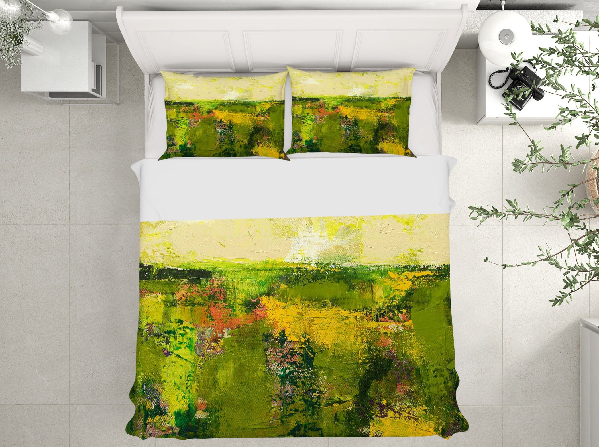 3D Green Meadow 1101 Allan P. Friedlander Bedding Bed Pillowcases Quilt Quiet Covers AJ Creativity Home