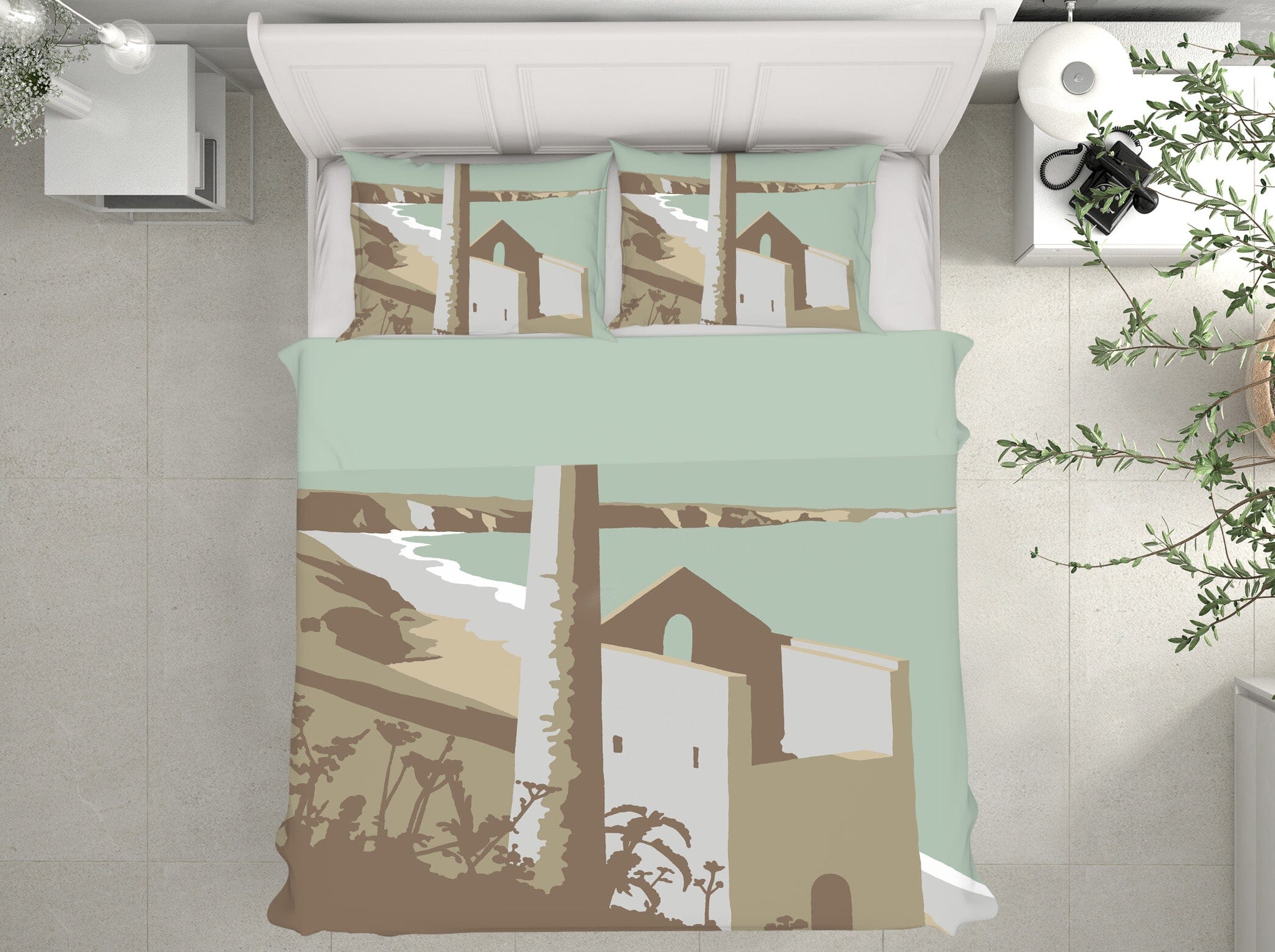 3D St Agnes 2064 Steve Read Bedding Bed Pillowcases Quilt Quiet Covers AJ Creativity Home