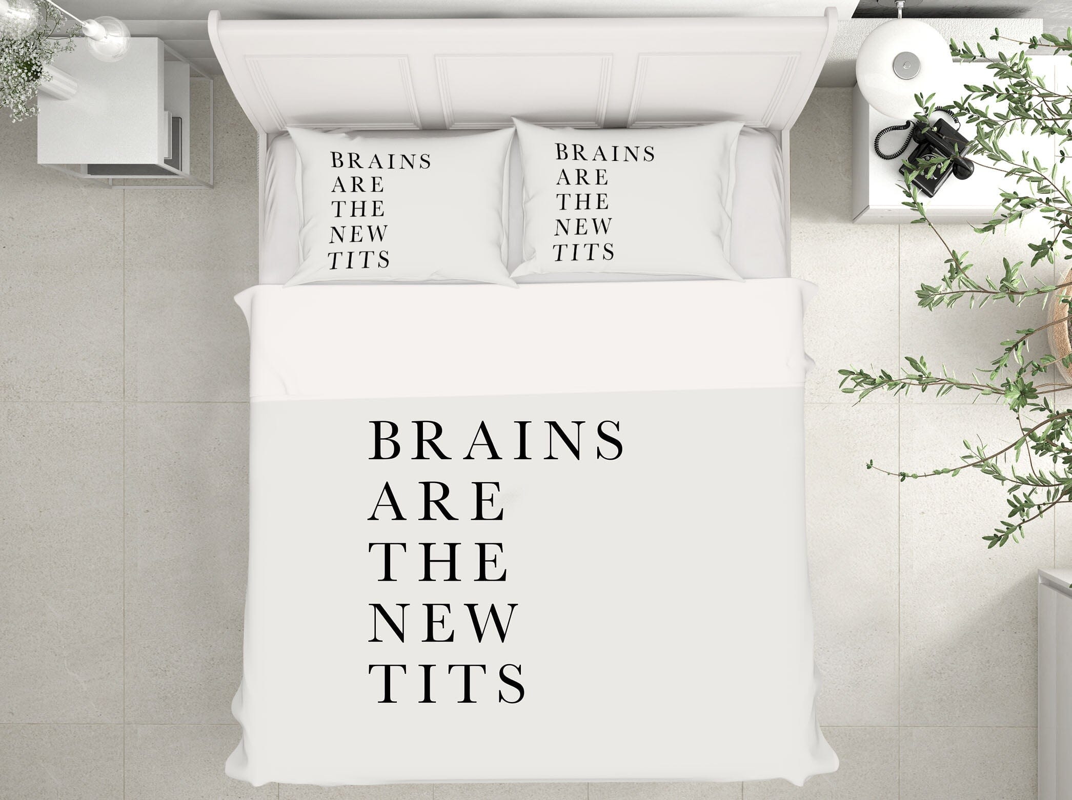 3D Black Words 120 Boris Draschoff Bedding Bed Pillowcases Quilt Quiet Covers AJ Creativity Home