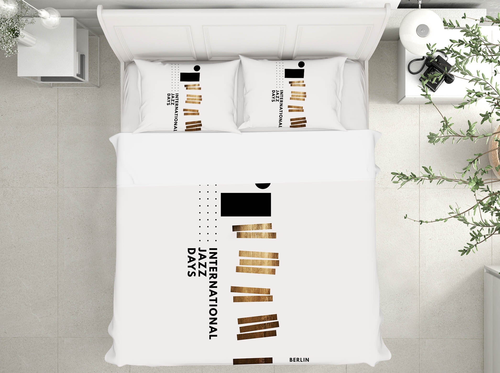 3D Golden Stripes 170 Boris Draschoff Bedding Bed Pillowcases Quilt Quiet Covers AJ Creativity Home