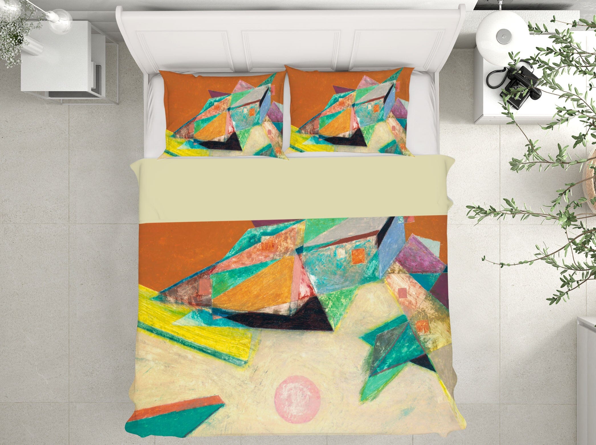 3D Origami Frog 116 Allan P. Friedlander Bedding Bed Pillowcases Quilt Quiet Covers AJ Creativity Home