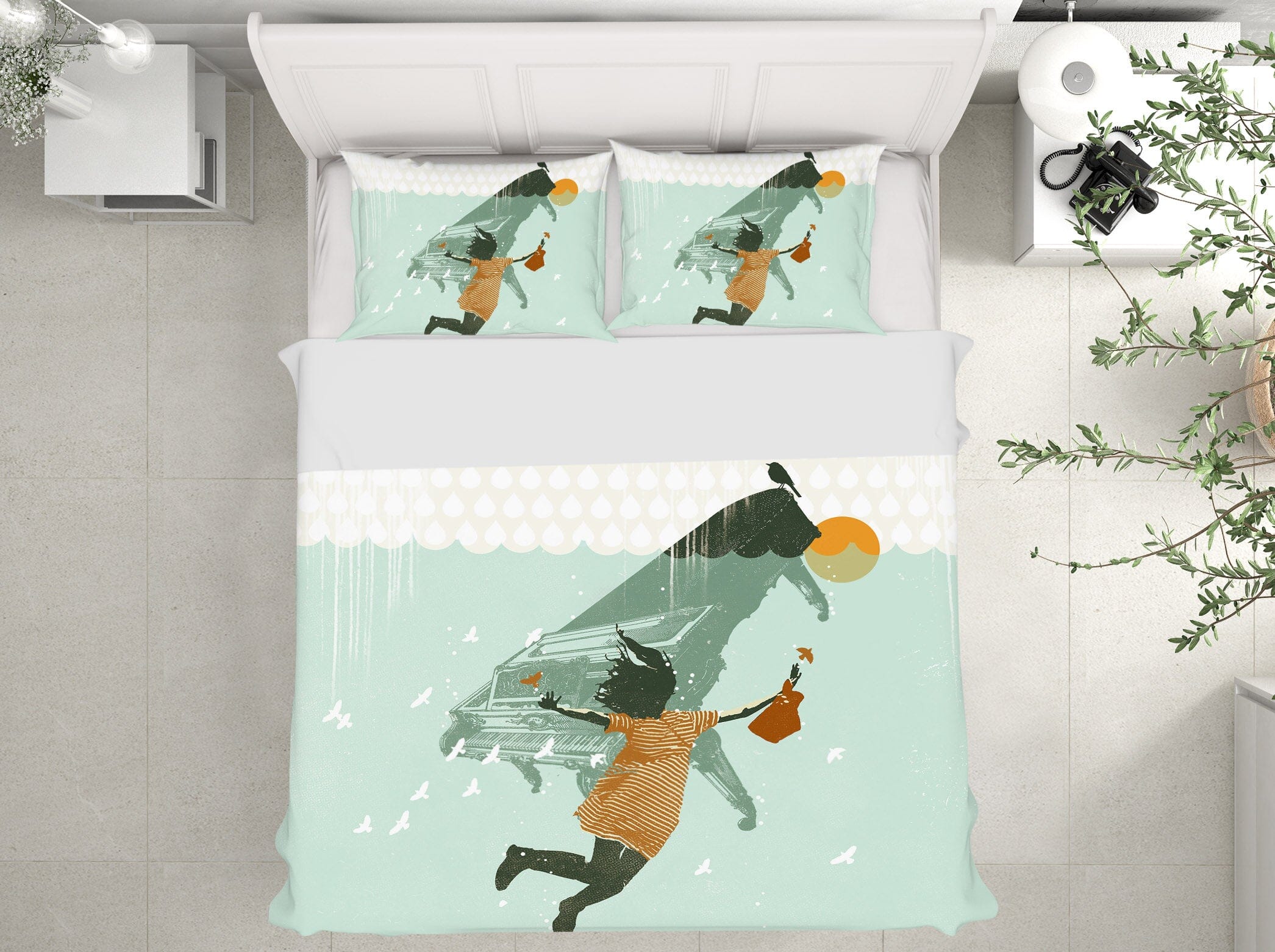 3D Swimming In Water 2119 Showdeer Bedding Bed Pillowcases Quilt Quiet Covers AJ Creativity Home