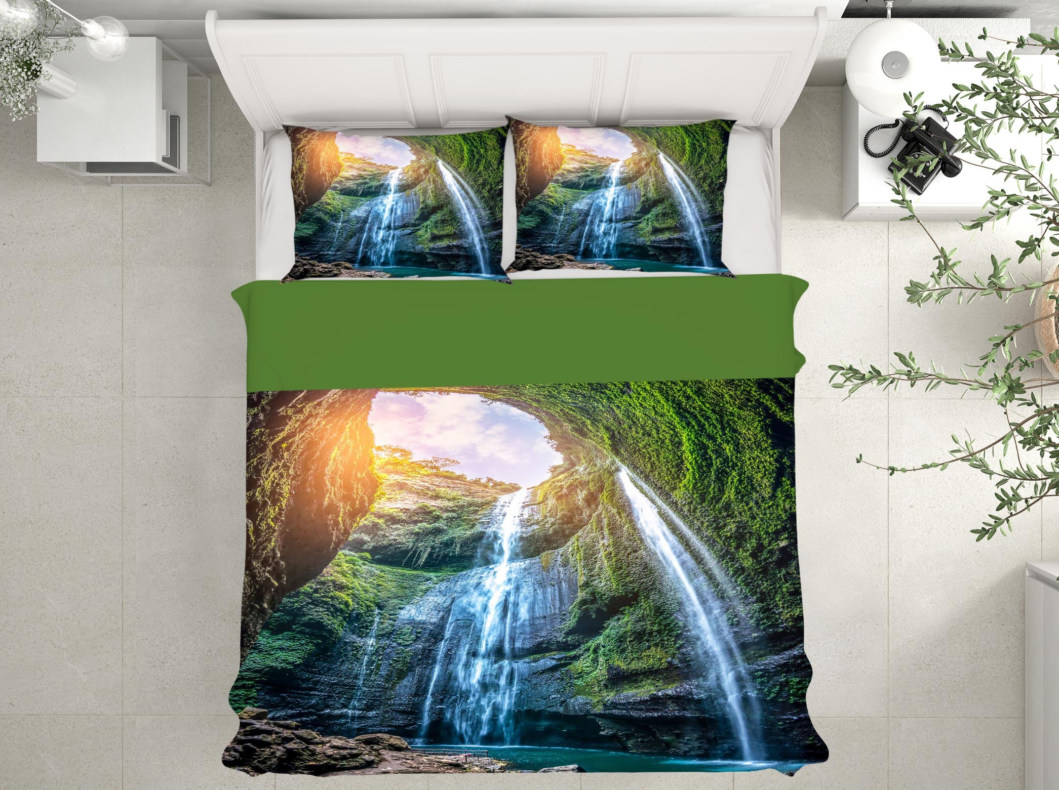 3D Cave 15149 Bed Pillowcases Quilt