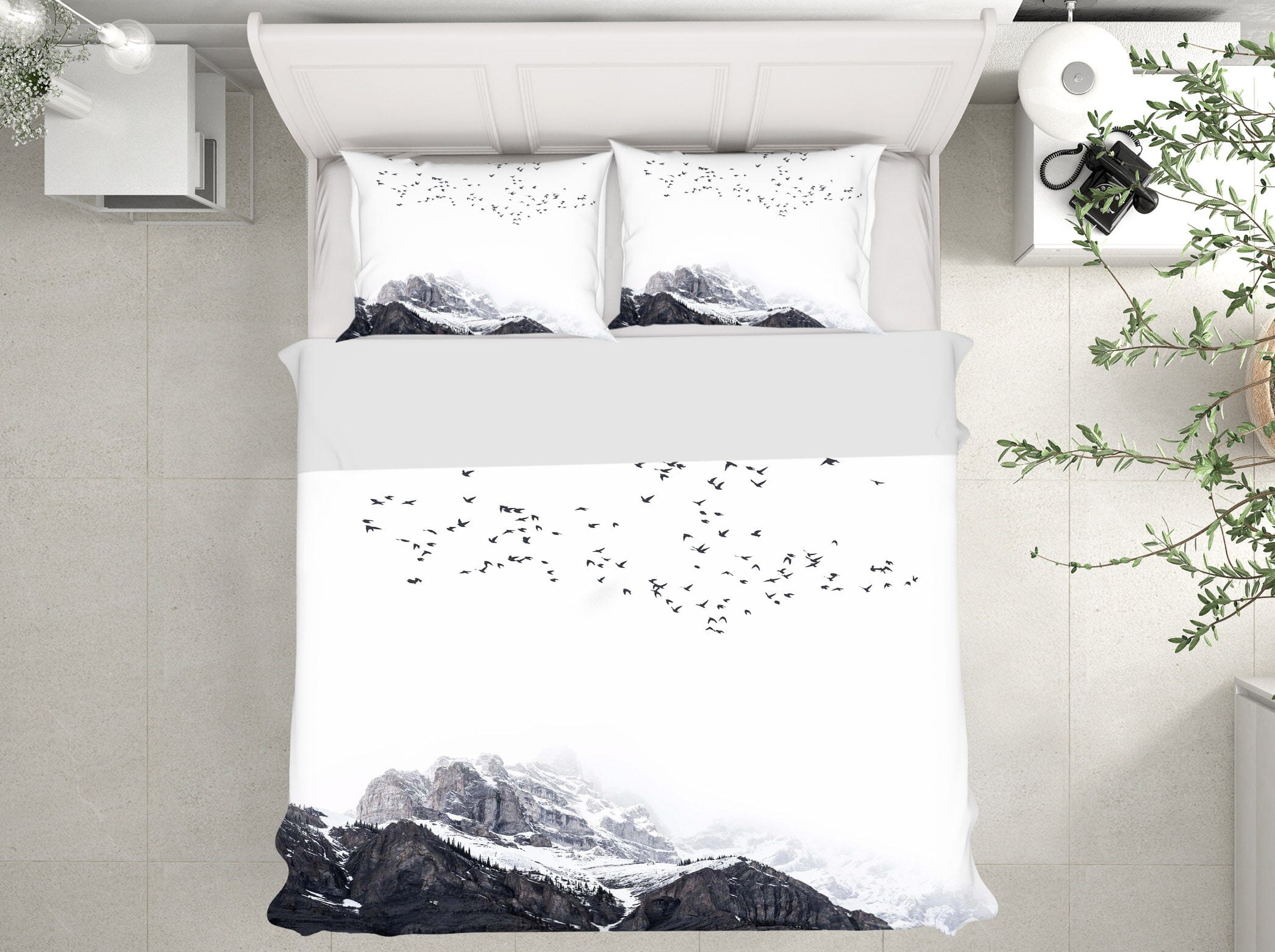 3D The Mountain 2120 Boris Draschoff Bedding Bed Pillowcases Quilt Quiet Covers AJ Creativity Home