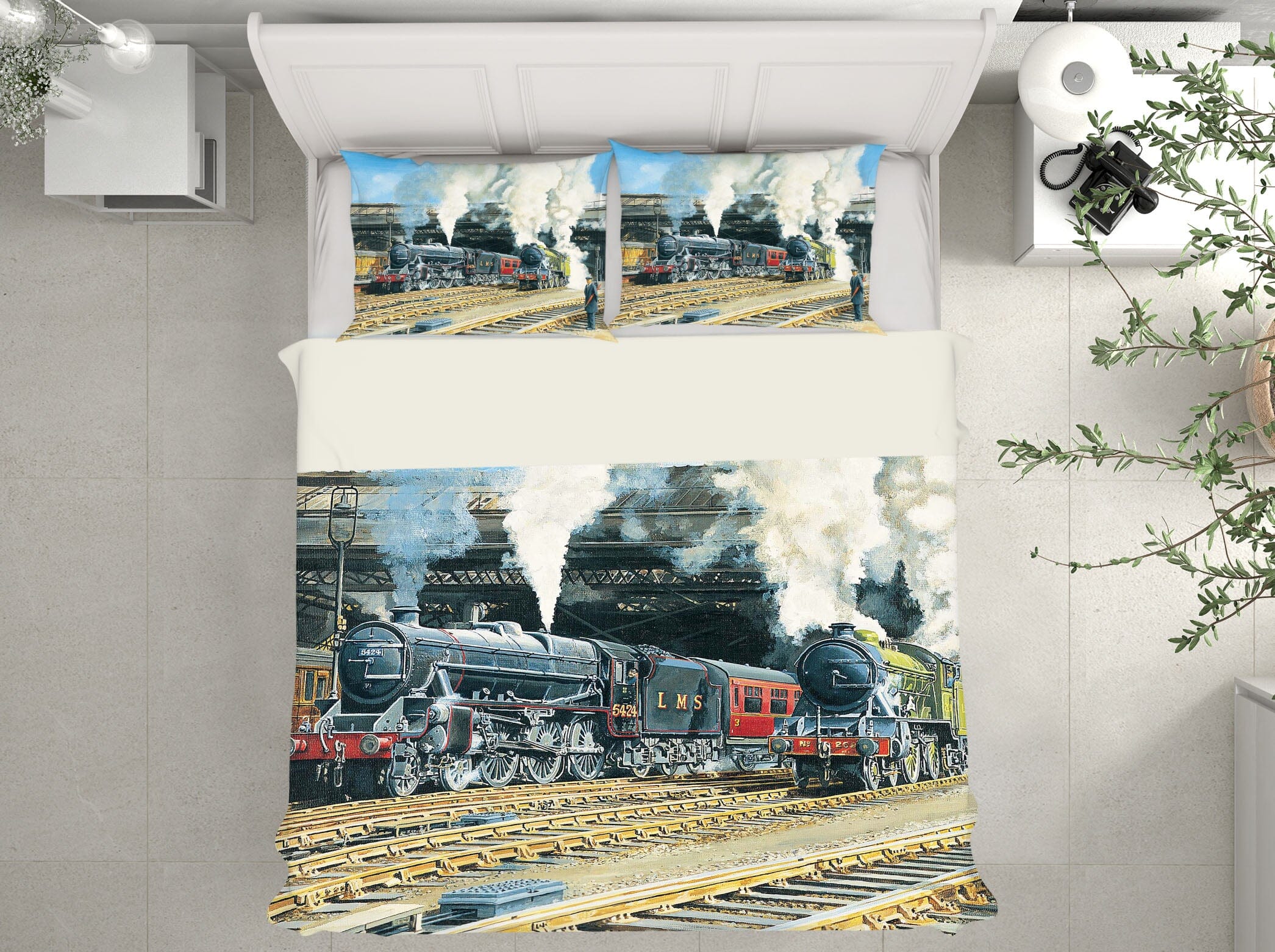 3D Full Steam Ahead 2024 Trevor Mitchell bedding Bed Pillowcases Quilt Quiet Covers AJ Creativity Home