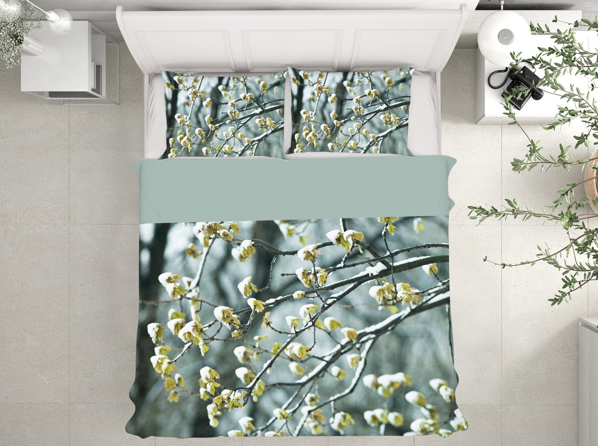 3D Hyde Park Snow 1004 Assaf Frank Bedding Bed Pillowcases Quilt Quiet Covers AJ Creativity Home