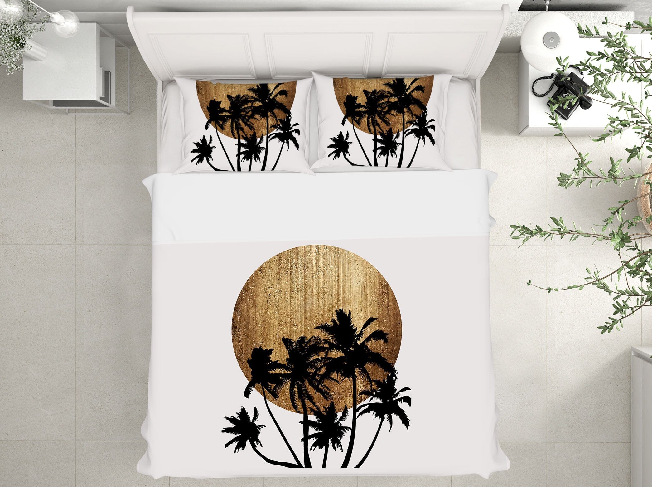 3D Coconut Tree 182 Boris Draschoff Bedding Bed Pillowcases Quilt Quiet Covers AJ Creativity Home