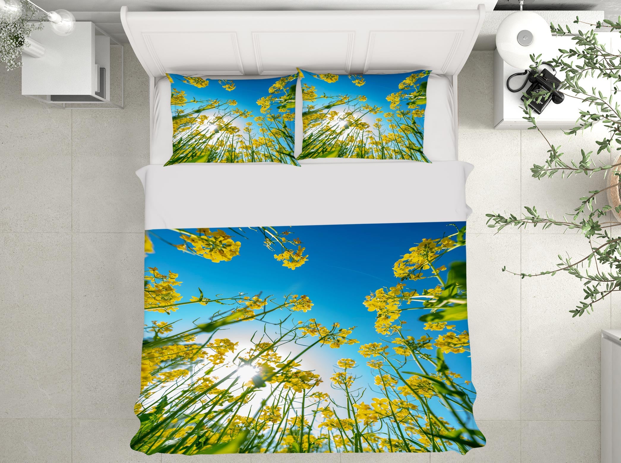 3D Flower Bush 16166 Bed Pillowcases Quilt