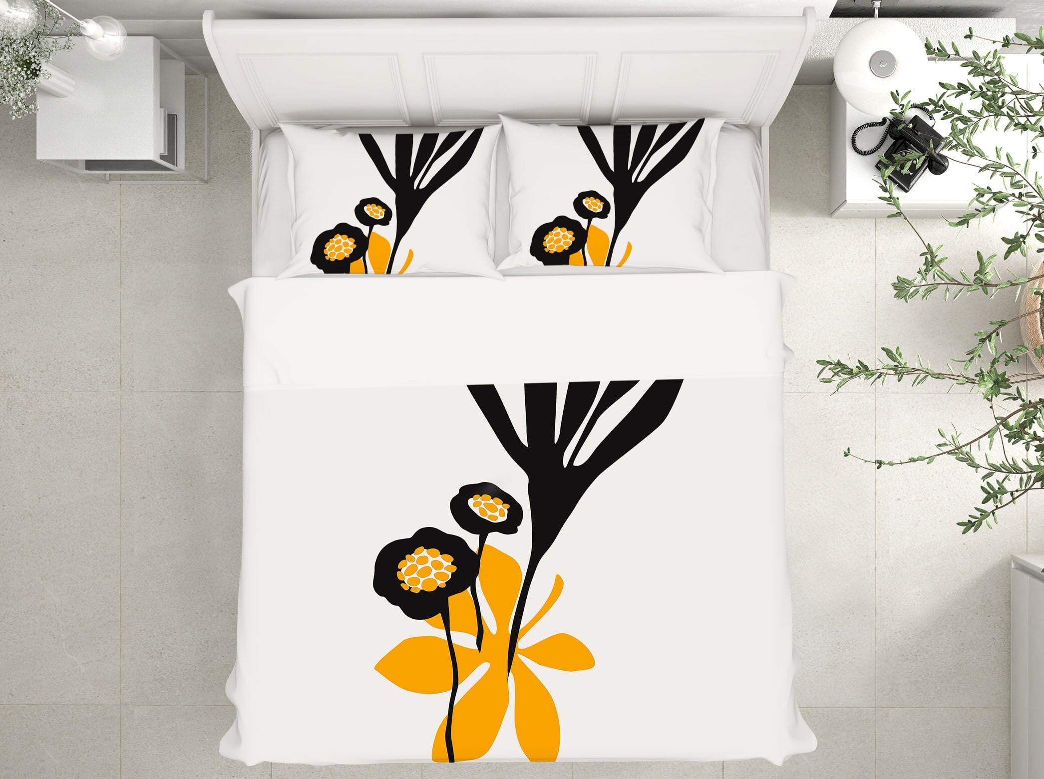 3D Yellow Flower 114 Boris Draschoff Bedding Bed Pillowcases Quilt Quiet Covers AJ Creativity Home