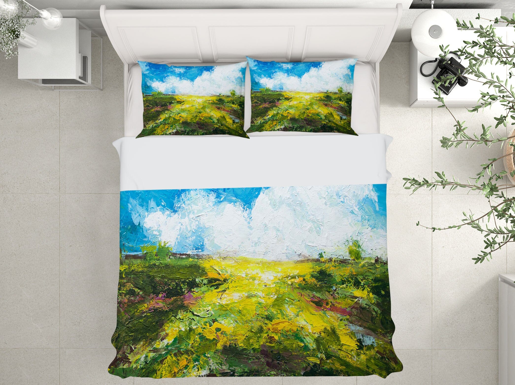 3D Blue Sky Field 1130 Allan P. Friedlander Bedding Bed Pillowcases Quilt Quiet Covers AJ Creativity Home