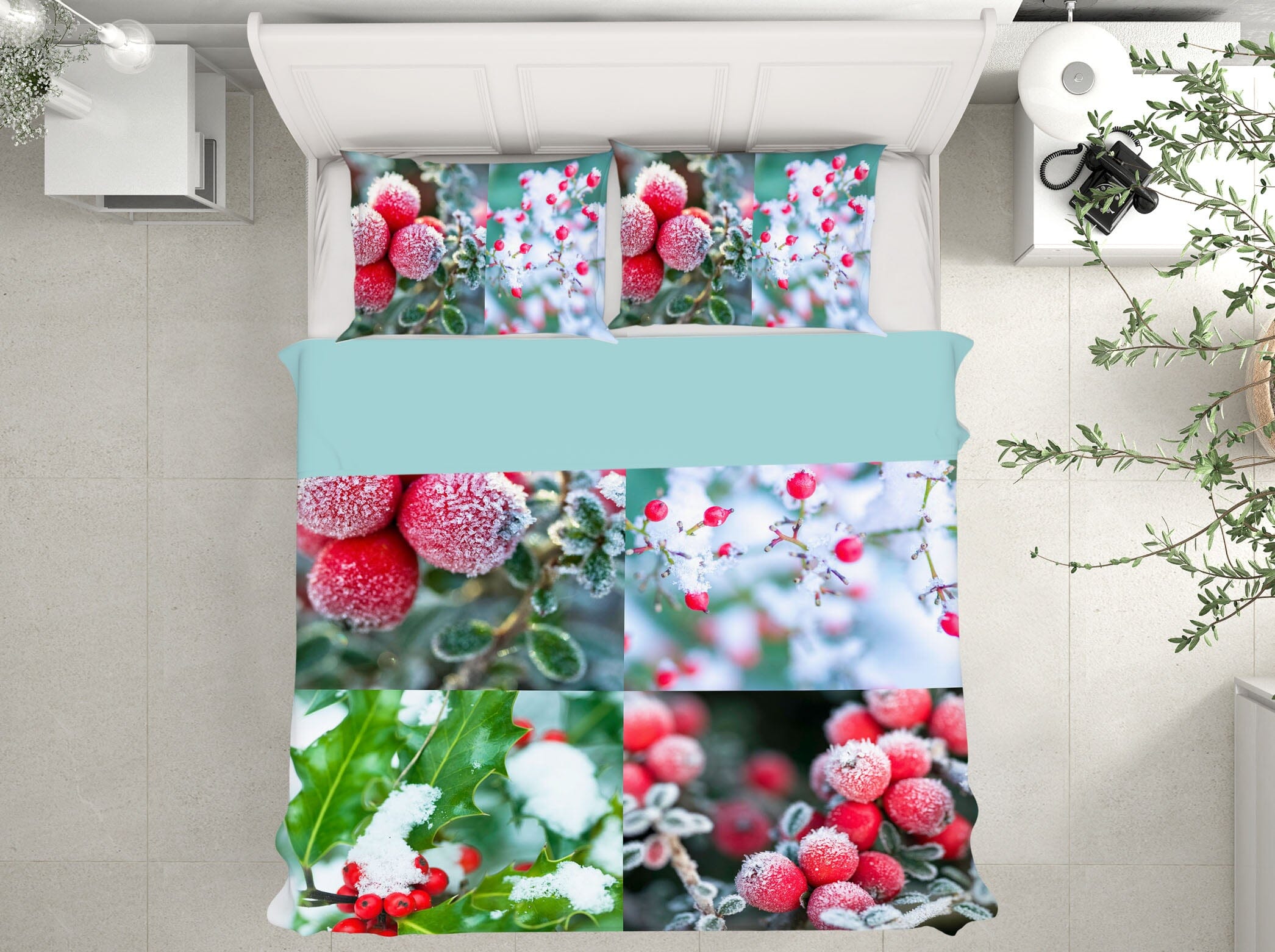 3D Christmas Set 1040 Assaf Frank Bedding Bed Pillowcases Quilt Quiet Covers AJ Creativity Home