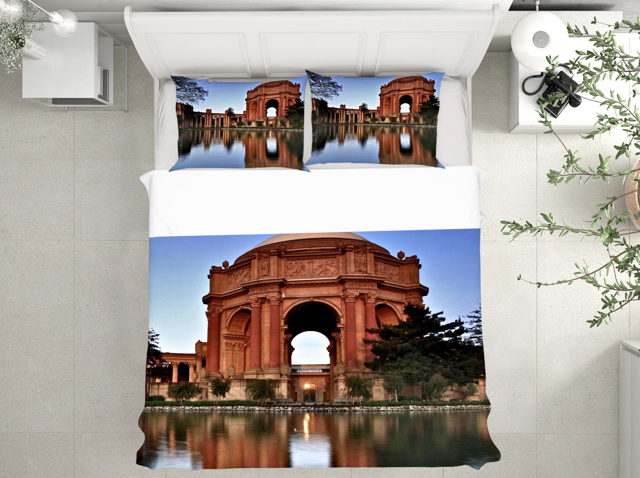 3D Castle By The Sea 2131 Kathy Barefield Bedding Bed Pillowcases Quilt Quiet Covers AJ Creativity Home