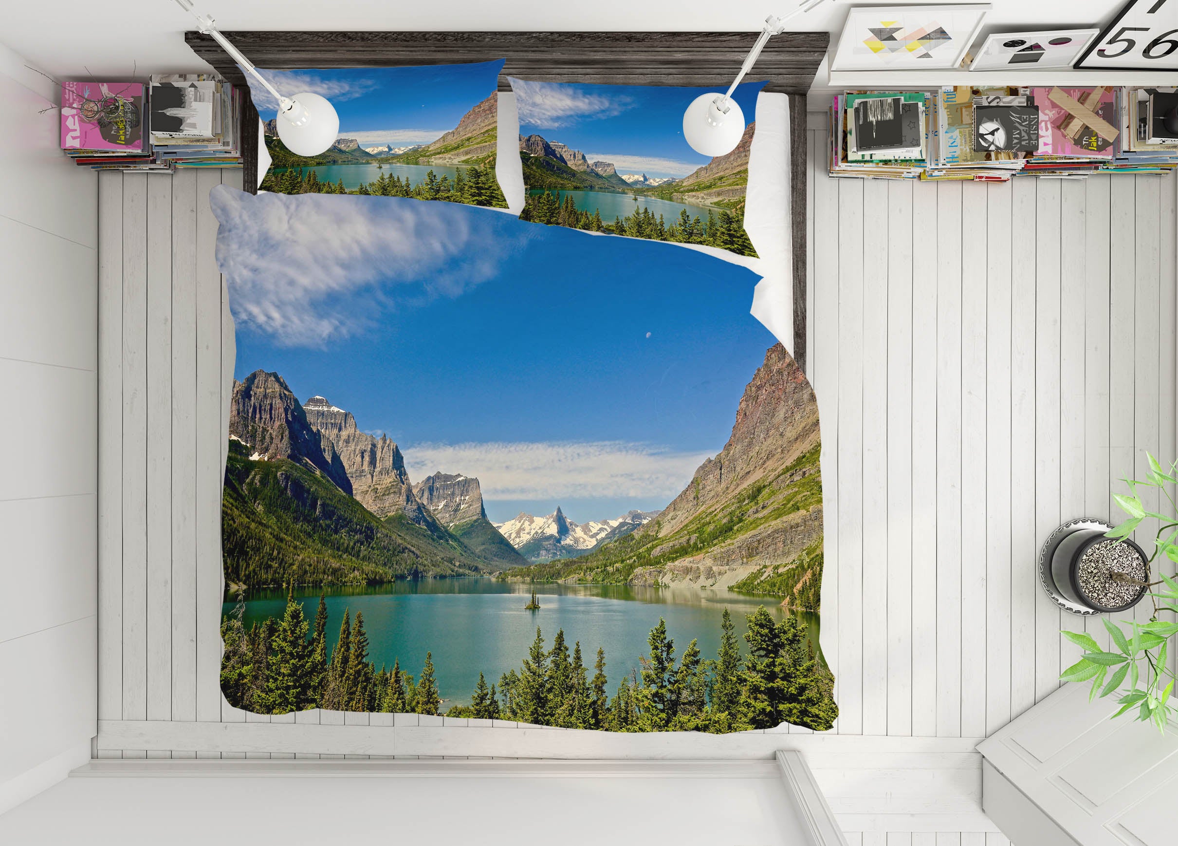 3D Landscape Grove 8670 Kathy Barefield Bedding Bed Pillowcases Quilt