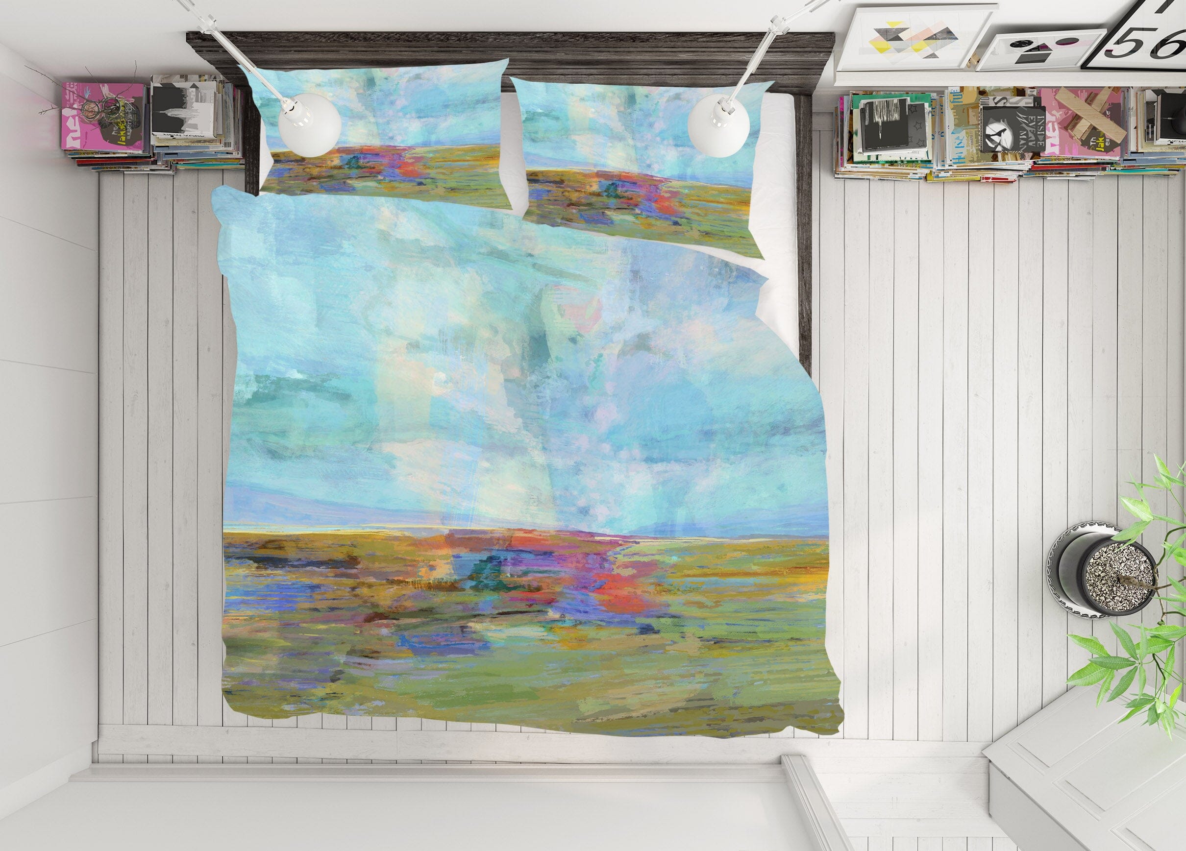 3D Prairie 2118 Michael Tienhaara Bedding Bed Pillowcases Quilt Quiet Covers AJ Creativity Home