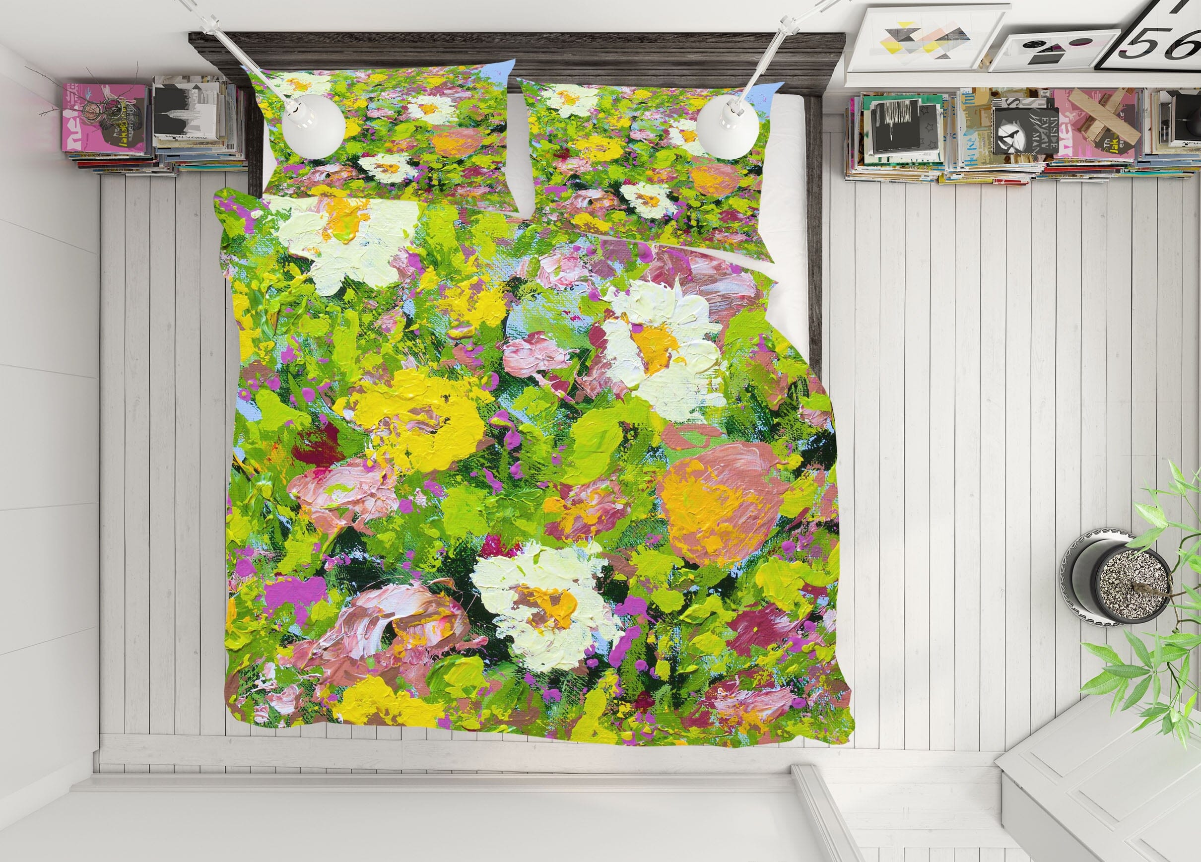 3D San Souci Garden 1116 Allan P. Friedlander Bedding Bed Pillowcases Quilt Quiet Covers AJ Creativity Home