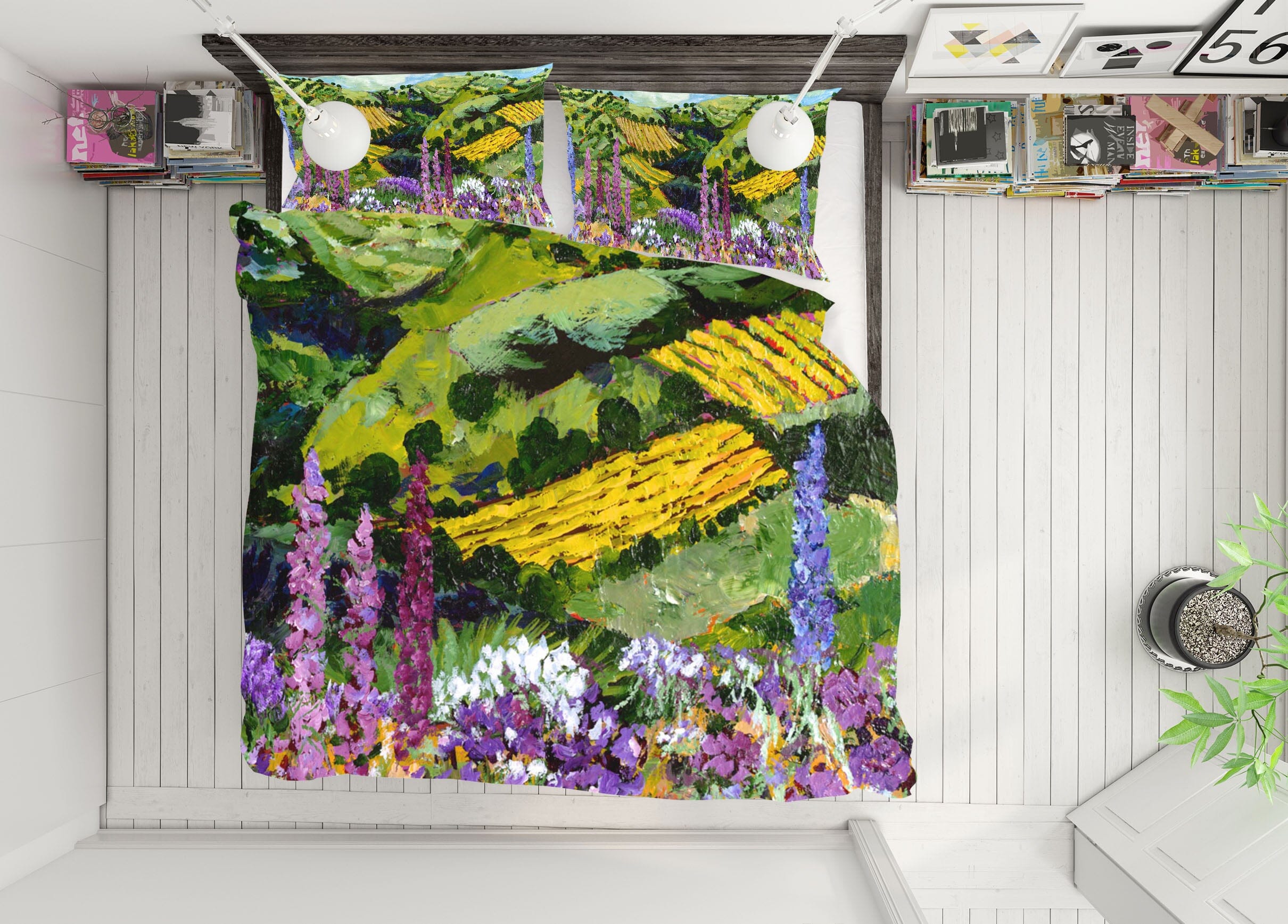 3D Different Garden 1005 Allan P. Friedlander Bedding Bed Pillowcases Quilt Quiet Covers AJ Creativity Home