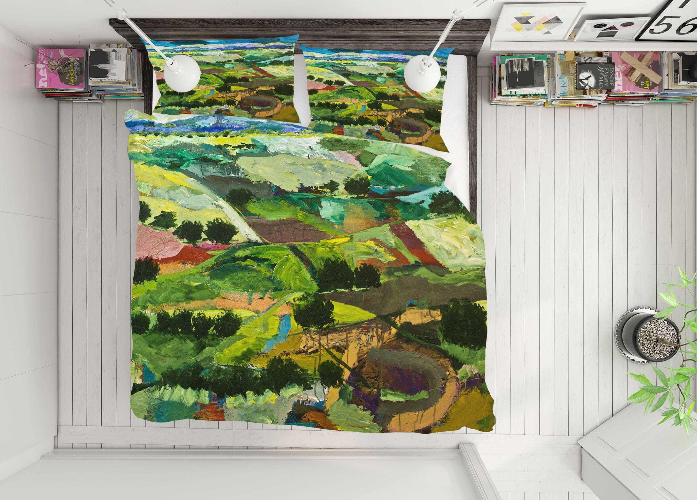 3D Planting Fields 1059 Allan P. Friedlander Bedding Bed Pillowcases Quilt Quiet Covers AJ Creativity Home
