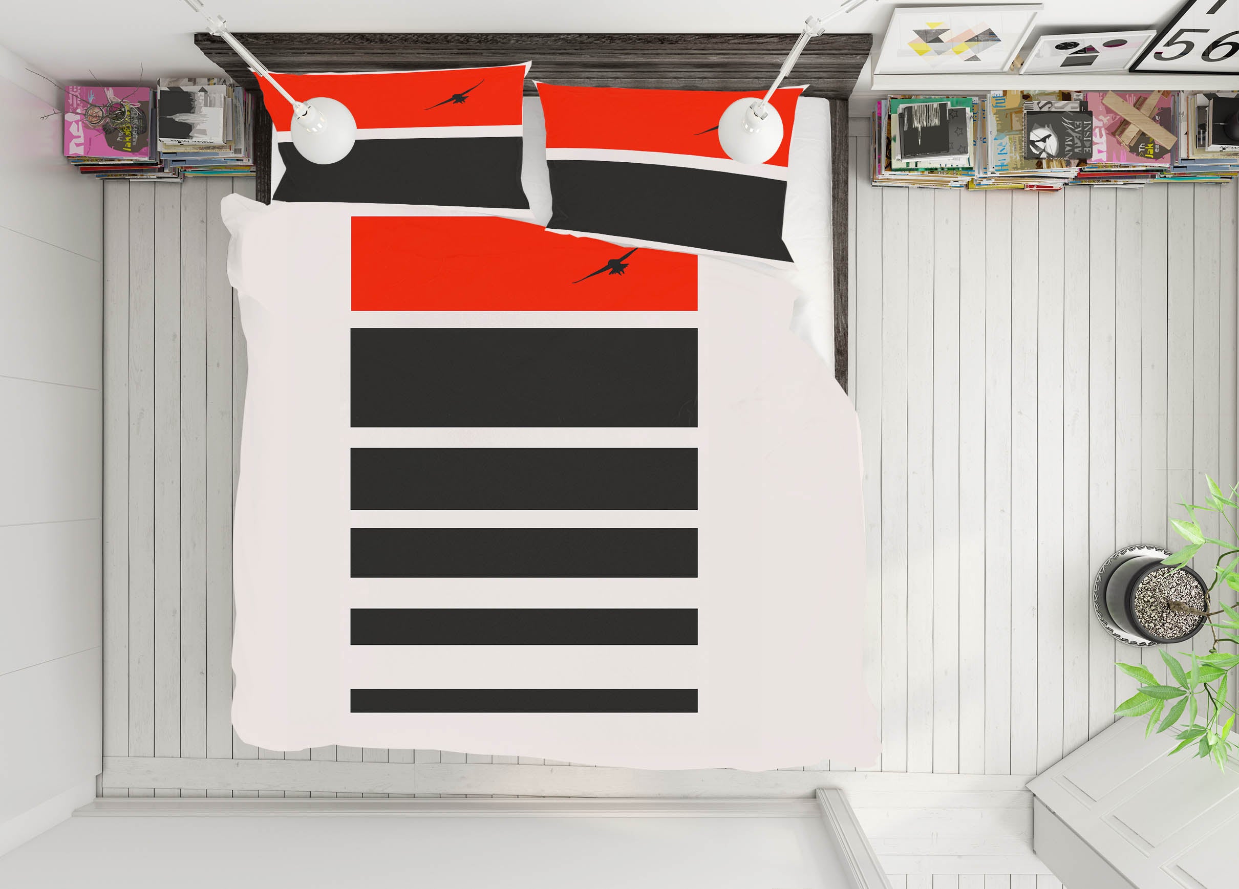 3D Black Square 137 Boris Draschoff Bedding Bed Pillowcases Quilt