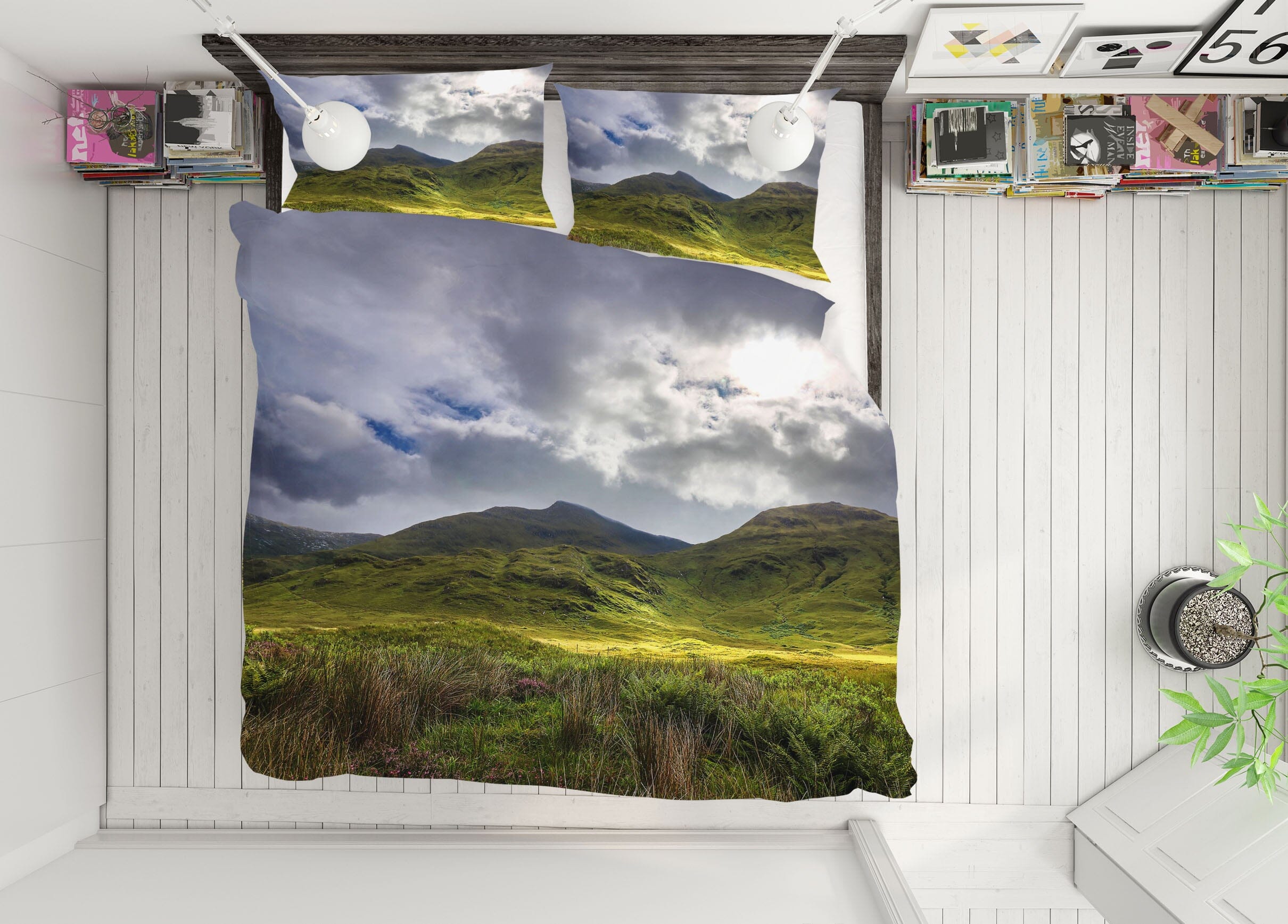 3D Highland Canyon 1010 Jerry LoFaro bedding Bed Pillowcases Quilt Quiet Covers AJ Creativity Home