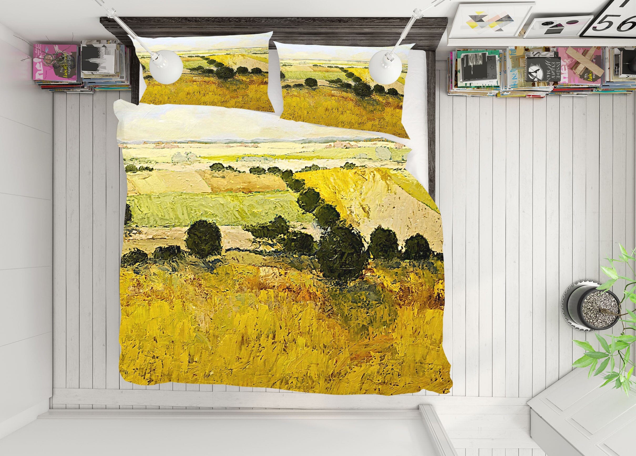 3D Summer End 2116 Allan P. Friedlander Bedding Bed Pillowcases Quilt Quiet Covers AJ Creativity Home