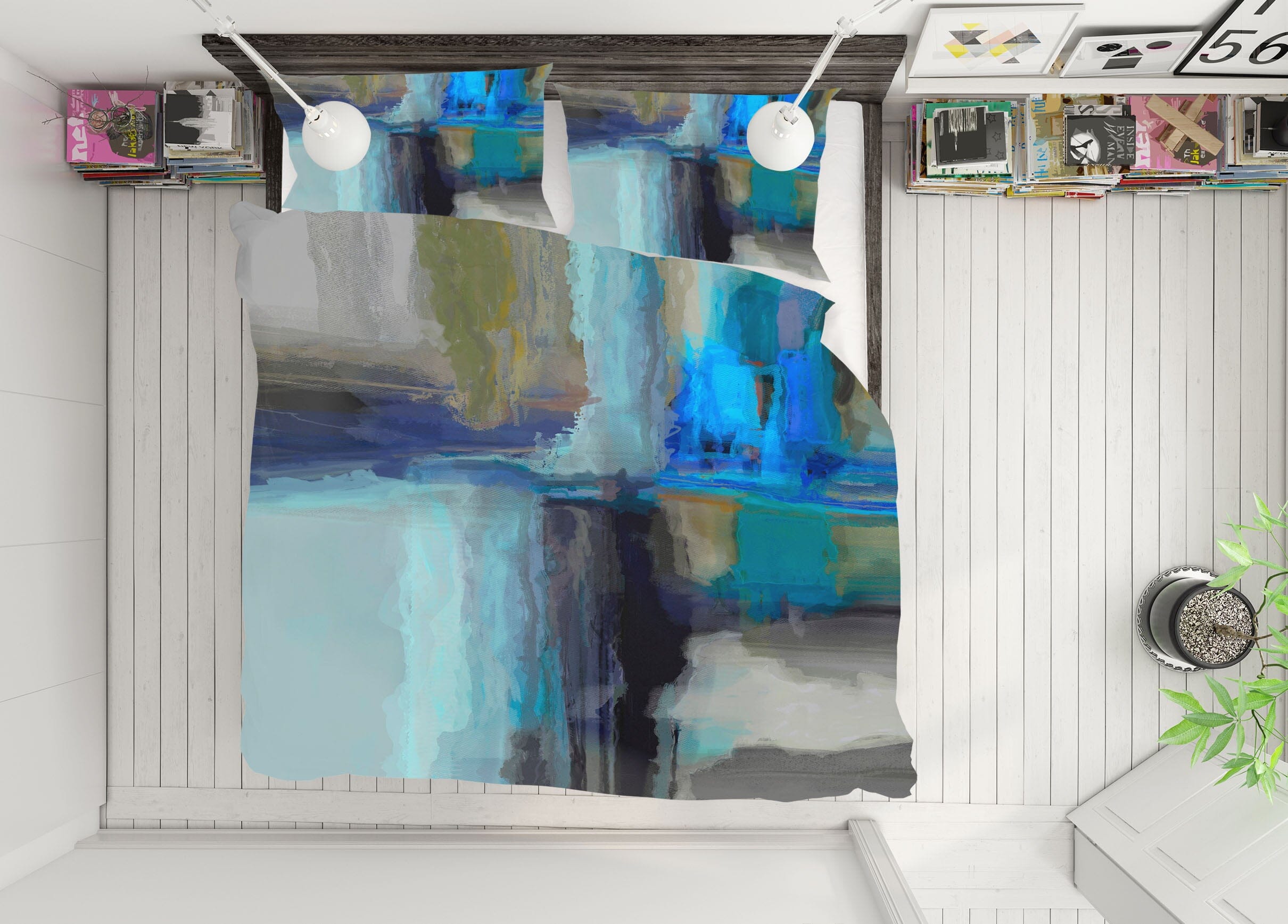 3D Ink Graffiti 2108 Michael Tienhaara Bedding Bed Pillowcases Quilt Quiet Covers AJ Creativity Home