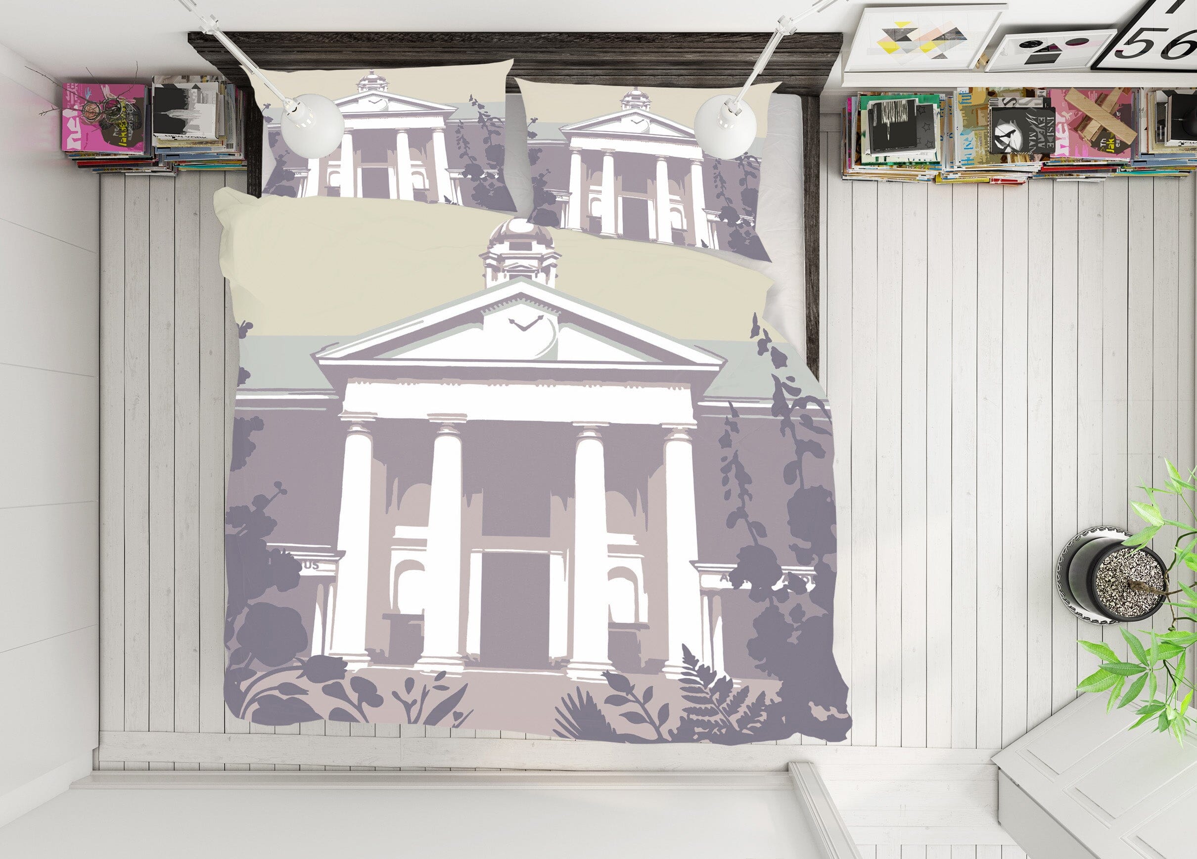 3D Chelsea Flower Show 2011 Steve Read Bedding Bed Pillowcases Quilt Quiet Covers AJ Creativity Home