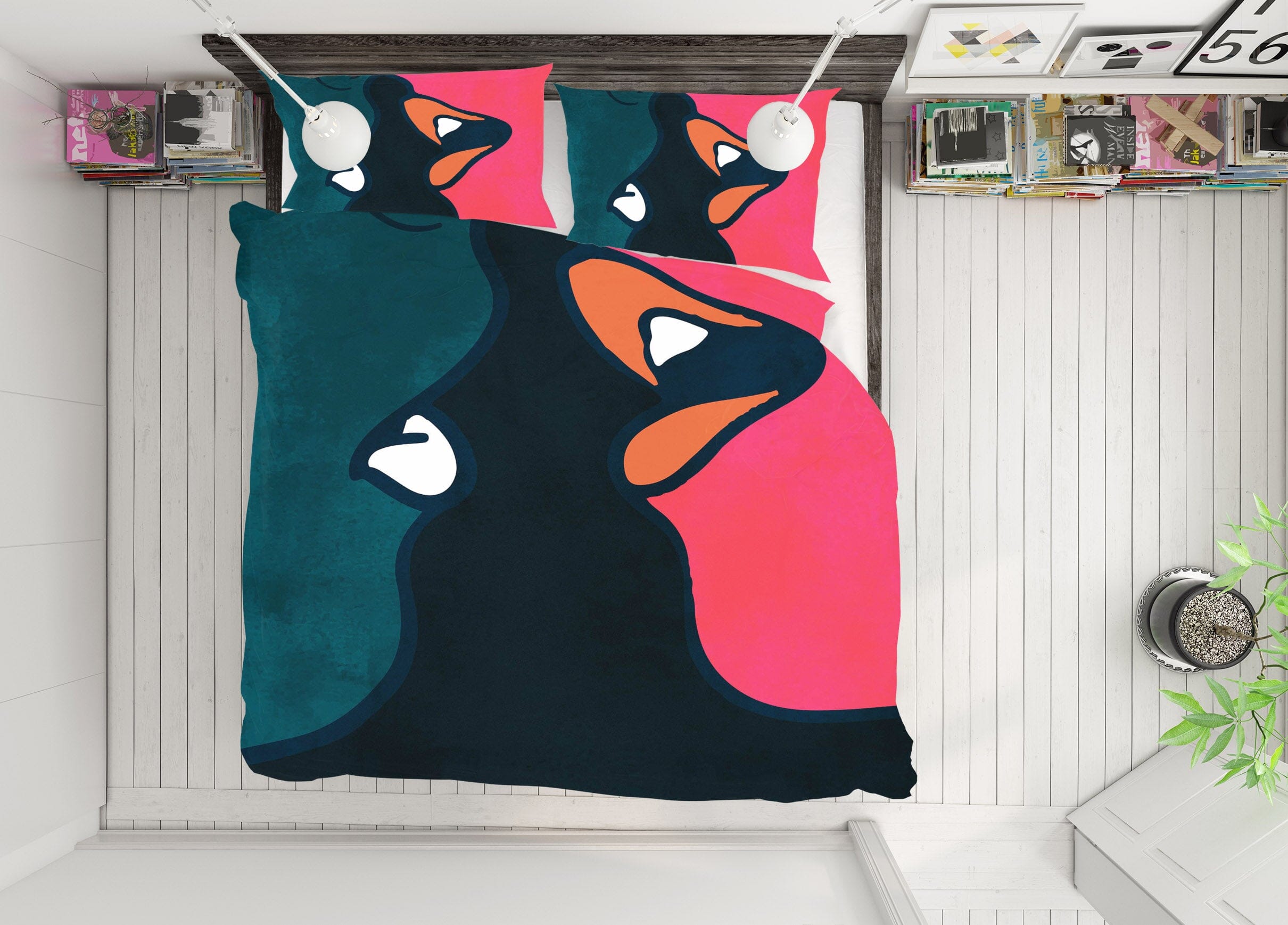 3D The Kiss-cc 2119 Boris Draschoff Bedding Bed Pillowcases Quilt Quiet Covers AJ Creativity Home