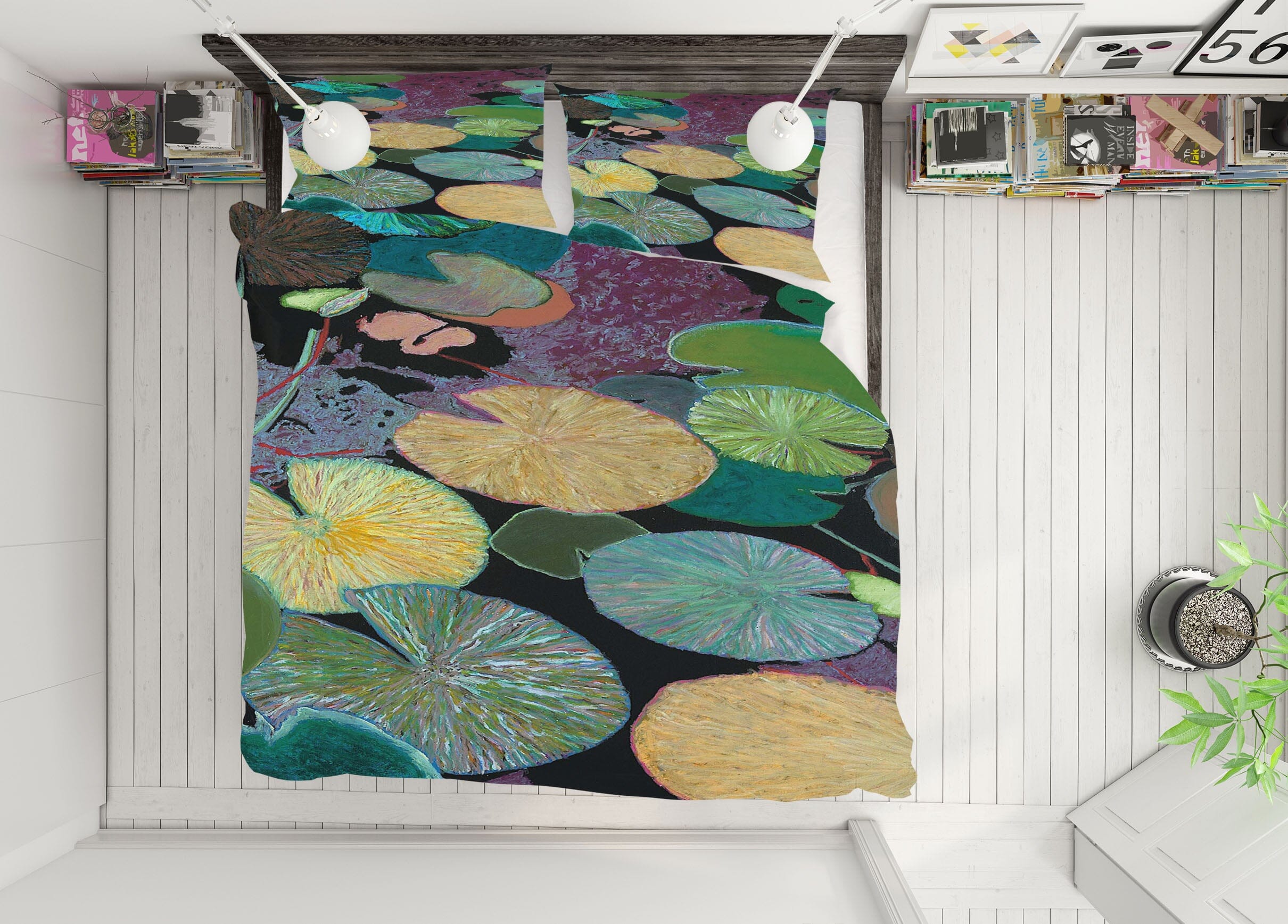 3D Secret Hideaway 1172 Allan P. Friedlander Bedding Bed Pillowcases Quilt Quiet Covers AJ Creativity Home