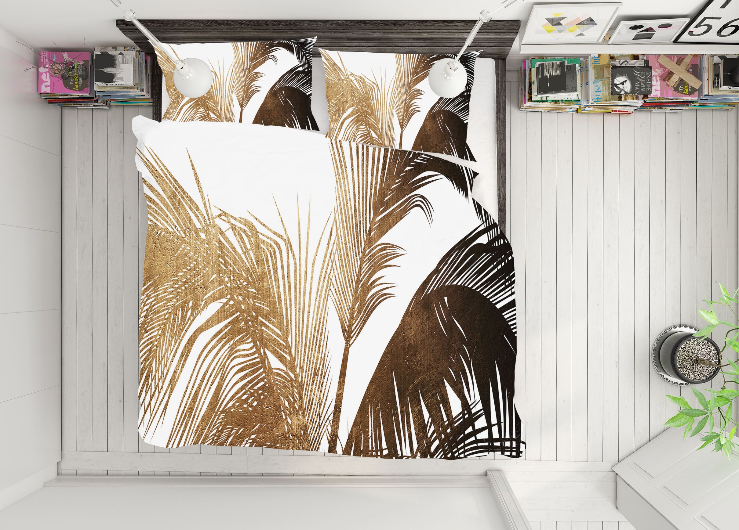 3D Lush Golden Tree 216 Boris Draschoff Bedding Bed Pillowcases Quilt