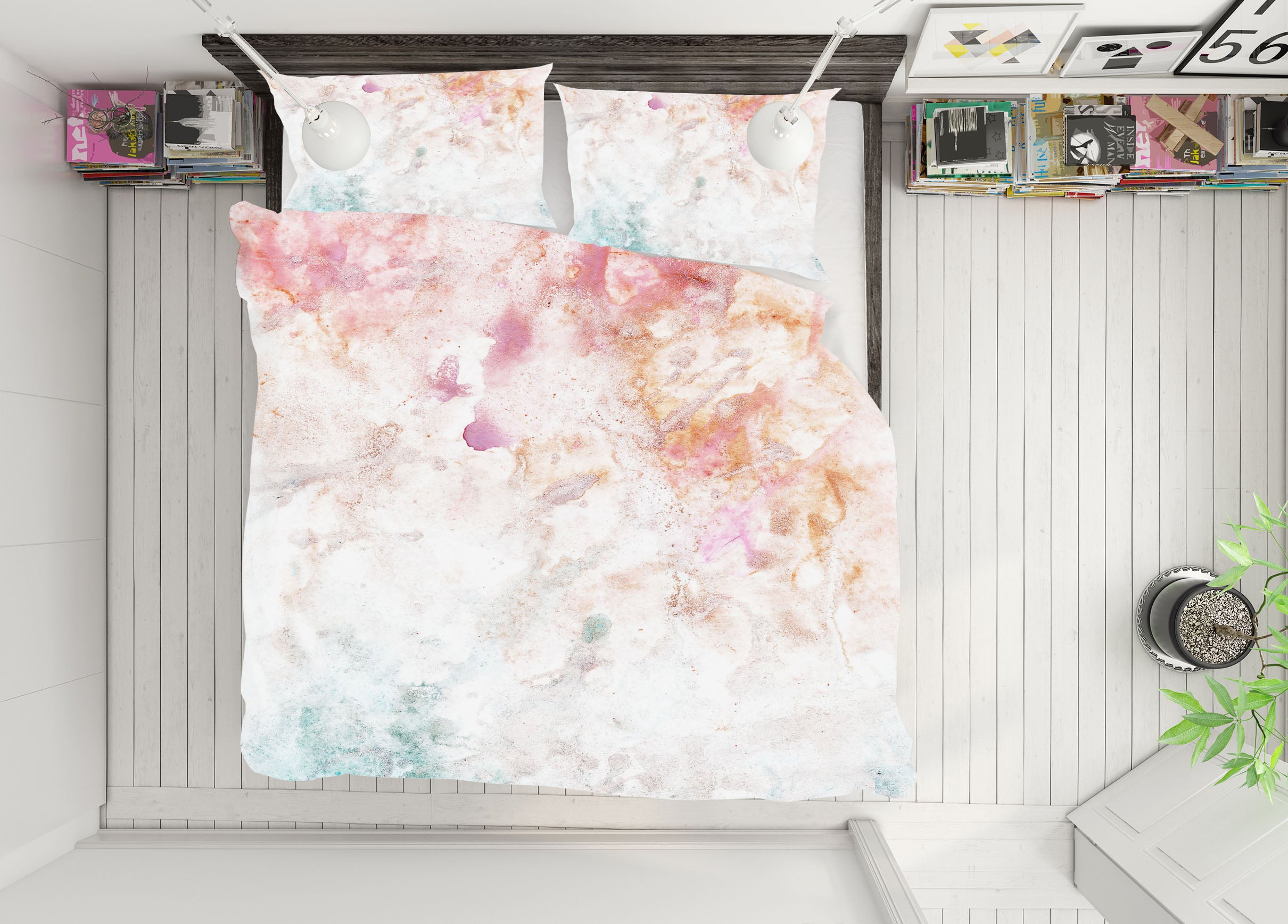 3D Light Texture 15211 Bed Pillowcases Quilt