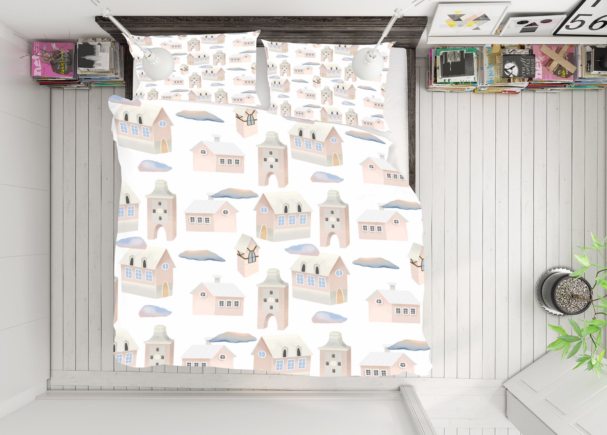 3D Construction 61067 Bed Pillowcases Quilt