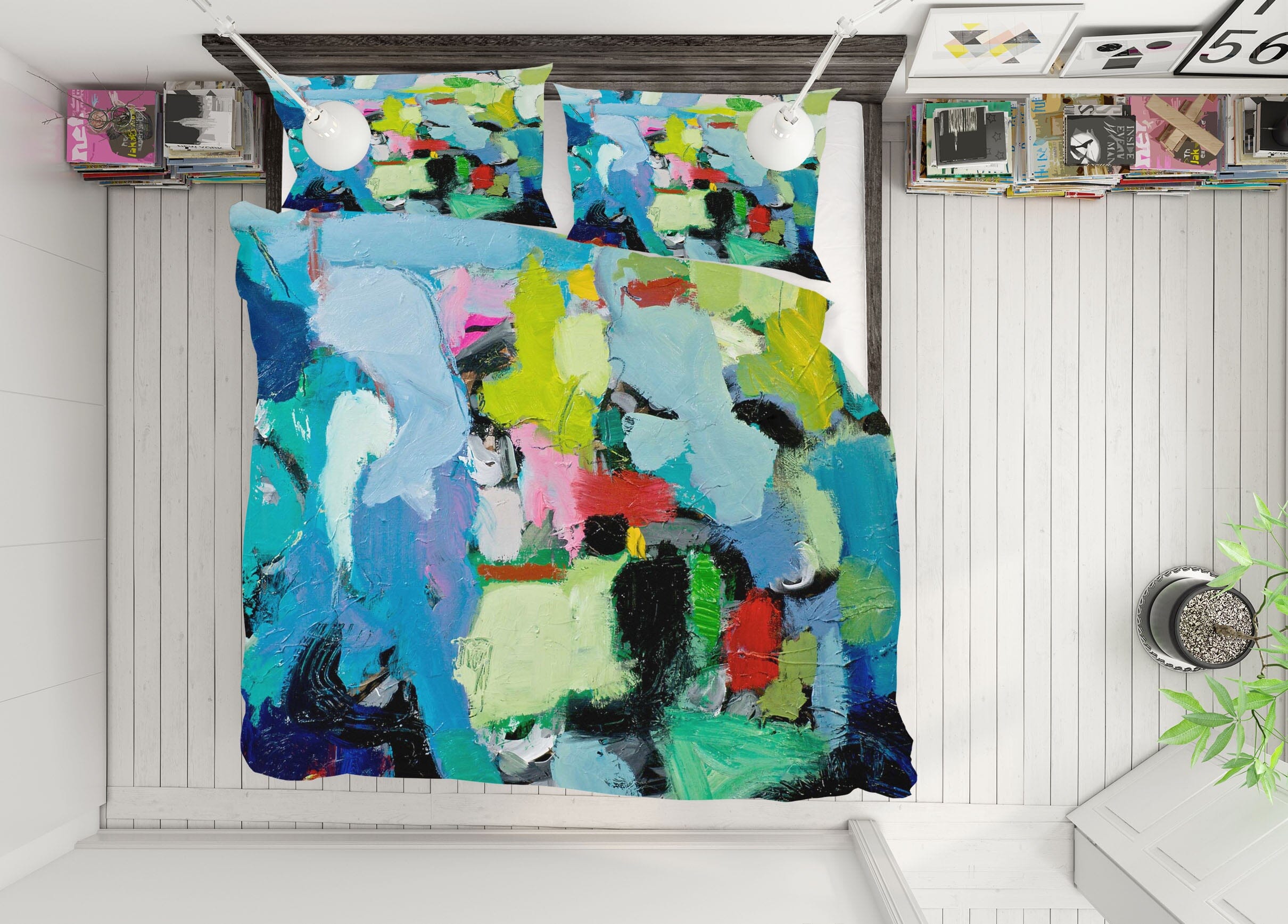 3D Moultrie Painting 1052 Allan P. Friedlander Bedding Bed Pillowcases Quilt Quiet Covers AJ Creativity Home