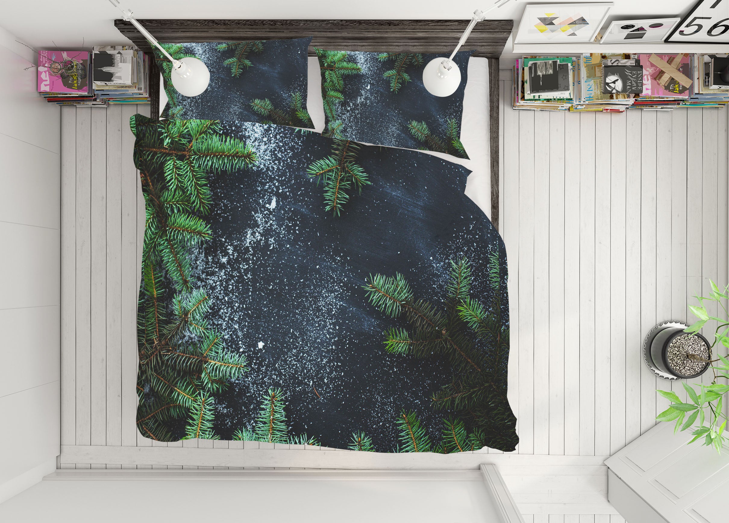 3D Branches 63188 Bed Pillowcases Quilt