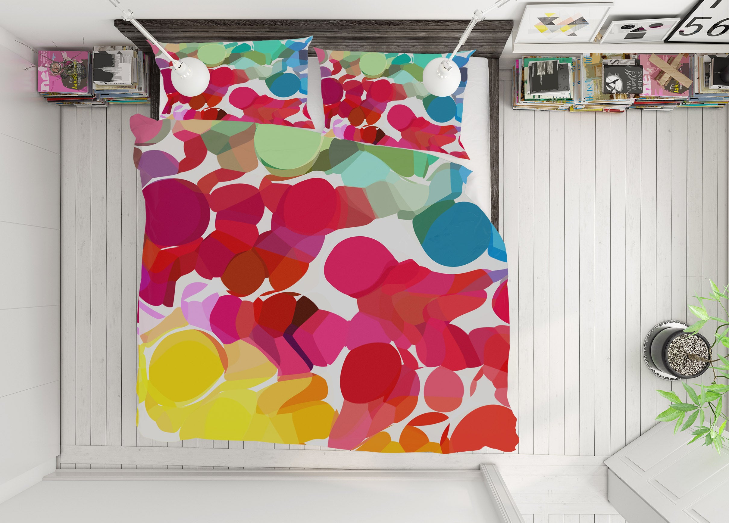 3D Color Circle 70008 Shandra Smith Bedding Bed Pillowcases Quilt