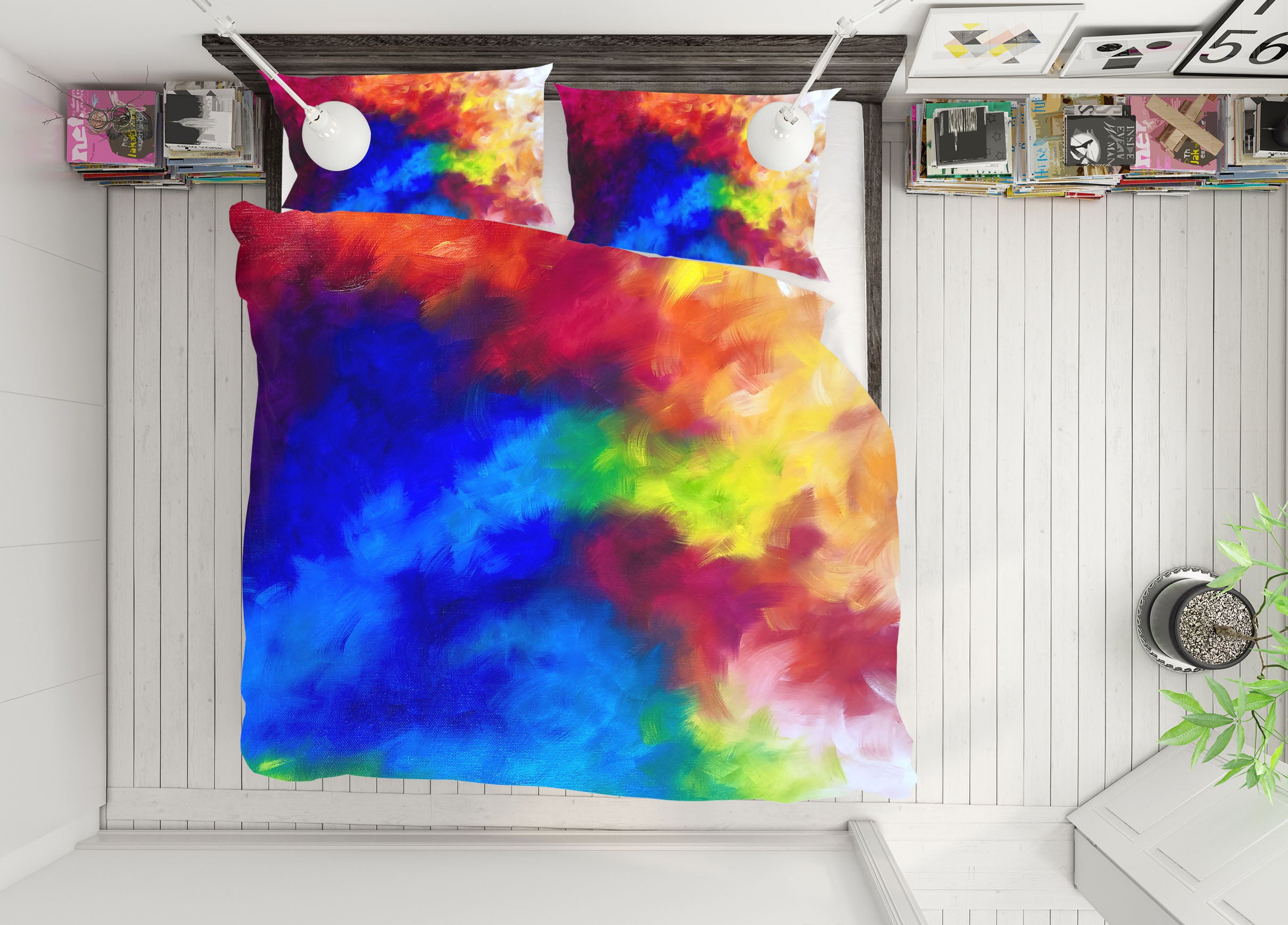 3D Color Pigment 609 Skromova Marina Bedding Bed Pillowcases Quilt