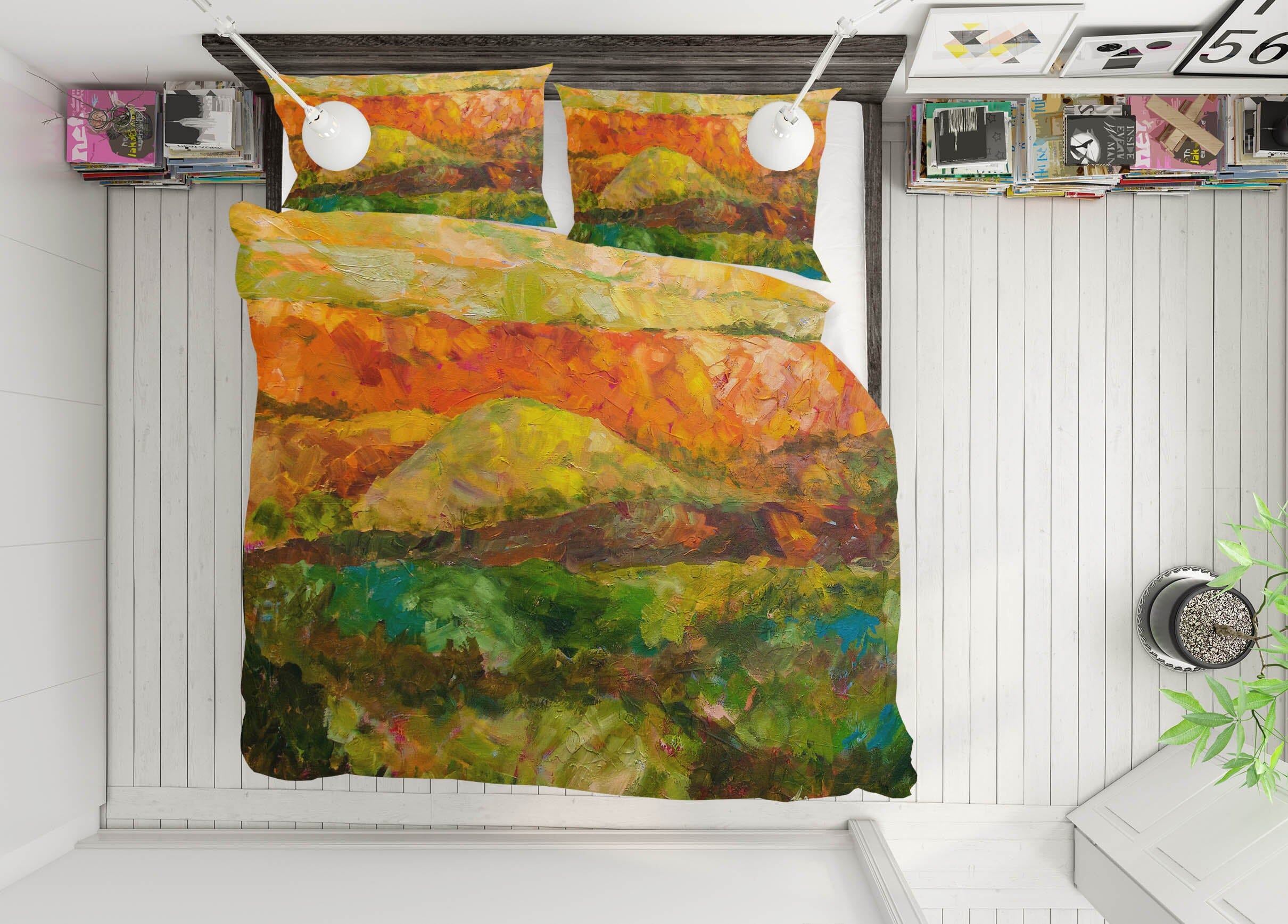 3D Valley Forest 122 Allan P. Friedlander Bedding Bed Pillowcases Quilt Quiet Covers AJ Creativity Home