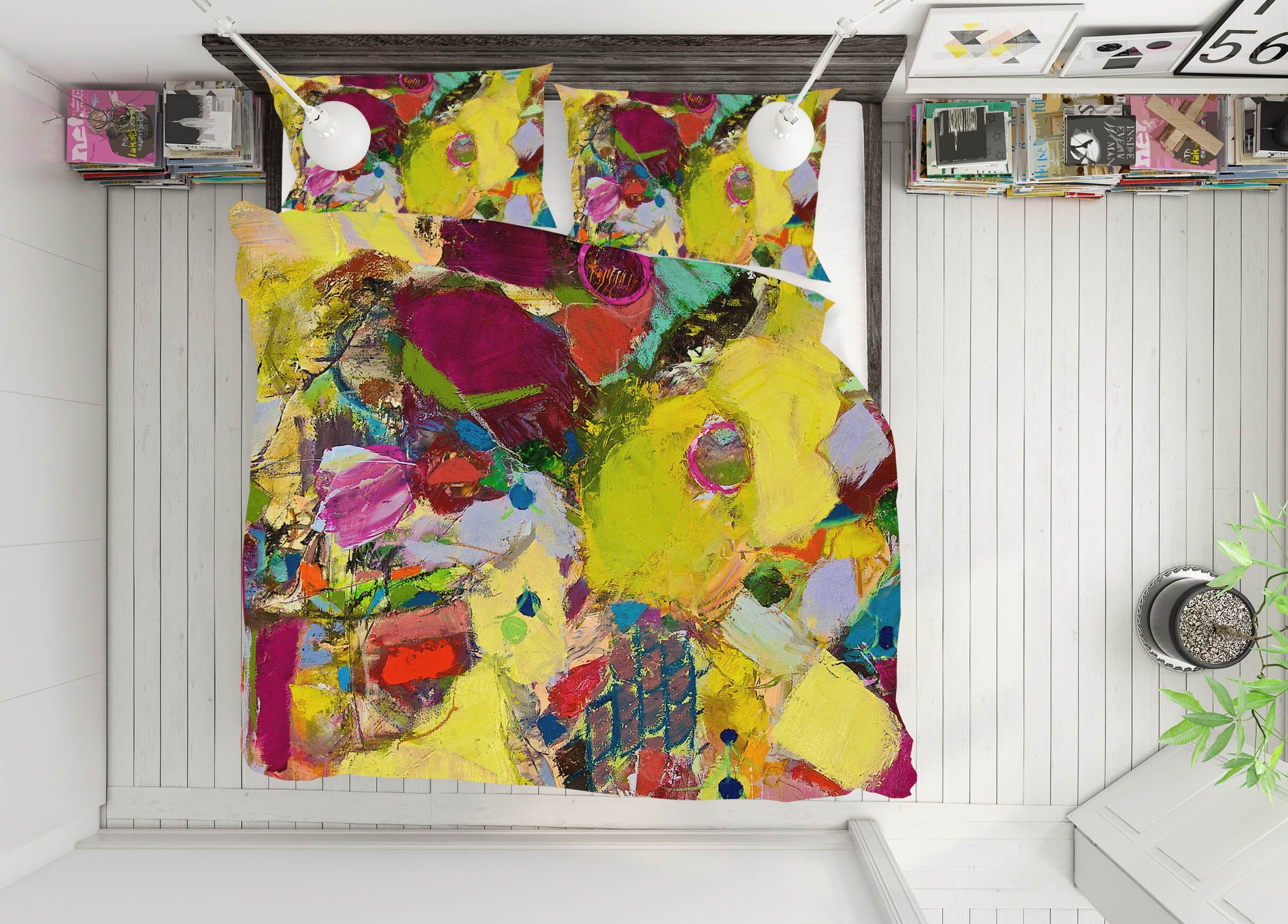 3D Summer Orange 113 Allan P. Friedlander Bedding Bed Pillowcases Quilt Quiet Covers AJ Creativity Home