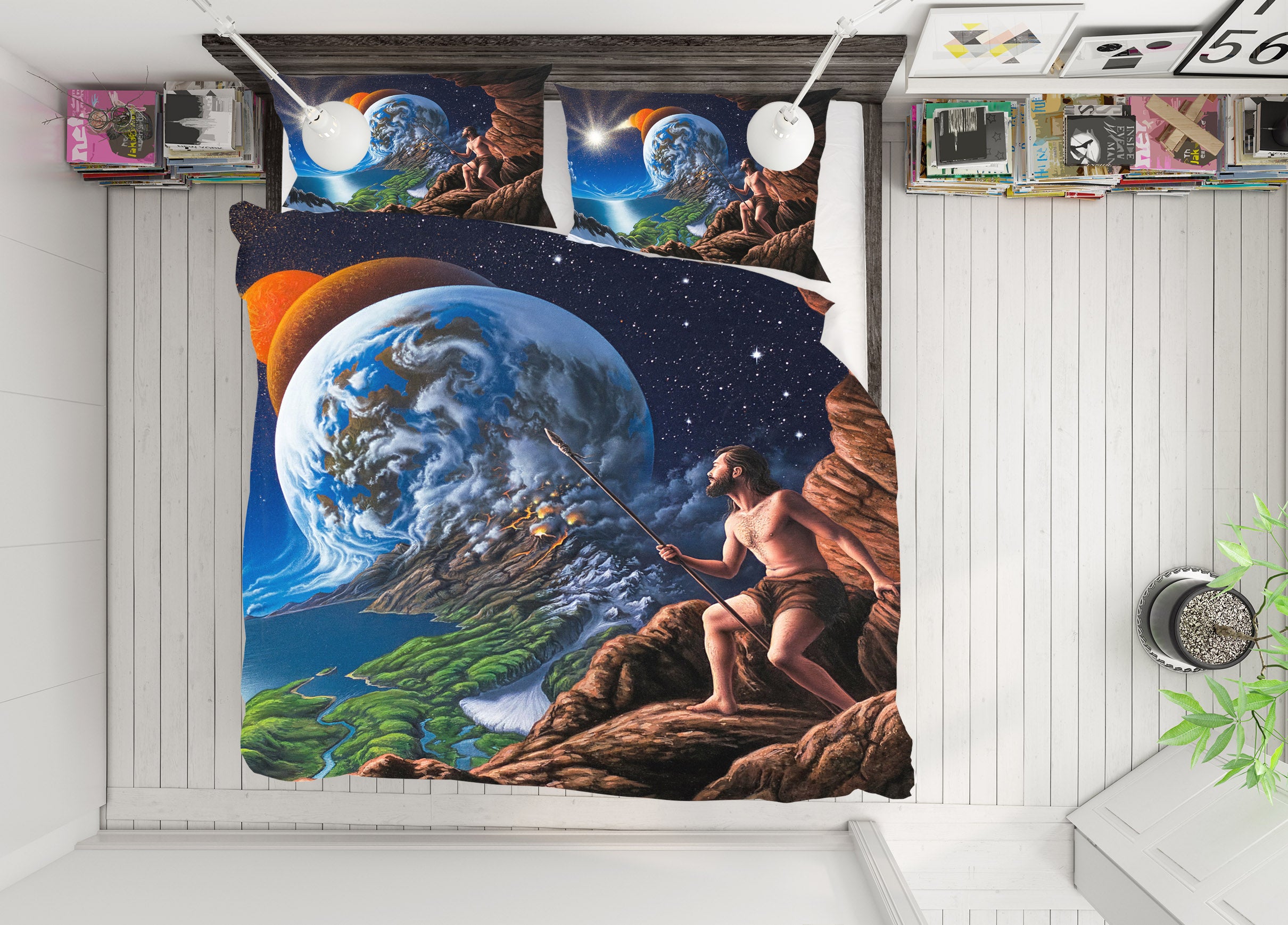 3D Earth Planet 86024 Jerry LoFaro bedding Bed Pillowcases Quilt