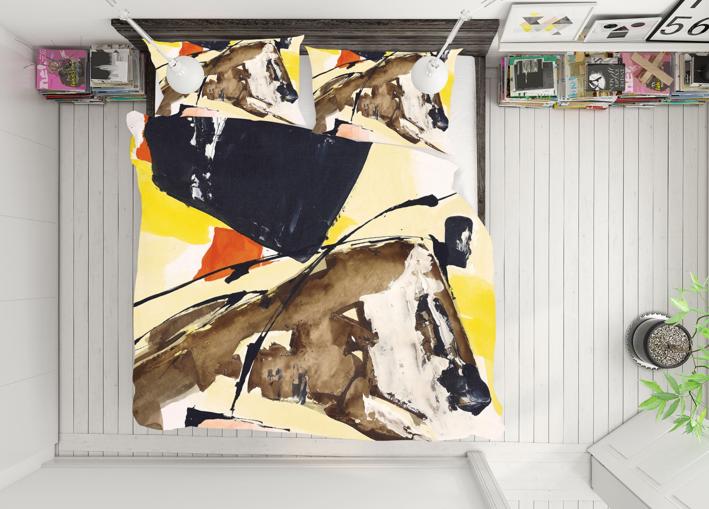 3D Abstract 12152 Bed Pillowcases Quilt