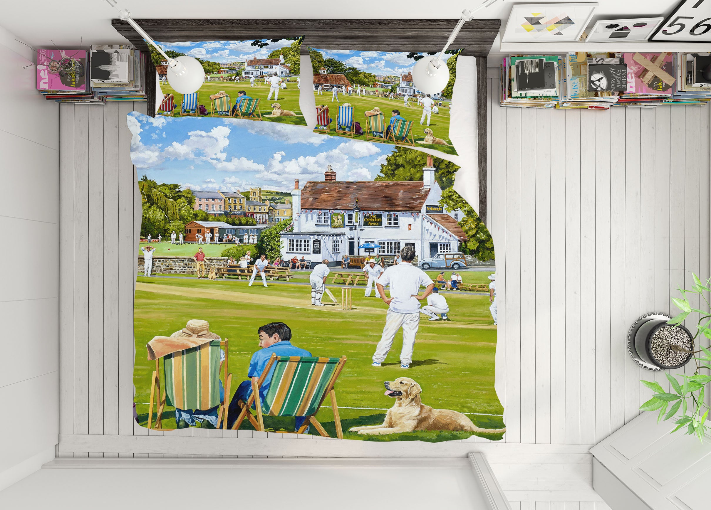 3D Lawn Play 8907 Trevor Mitchell bedding Bed Pillowcases Quilt